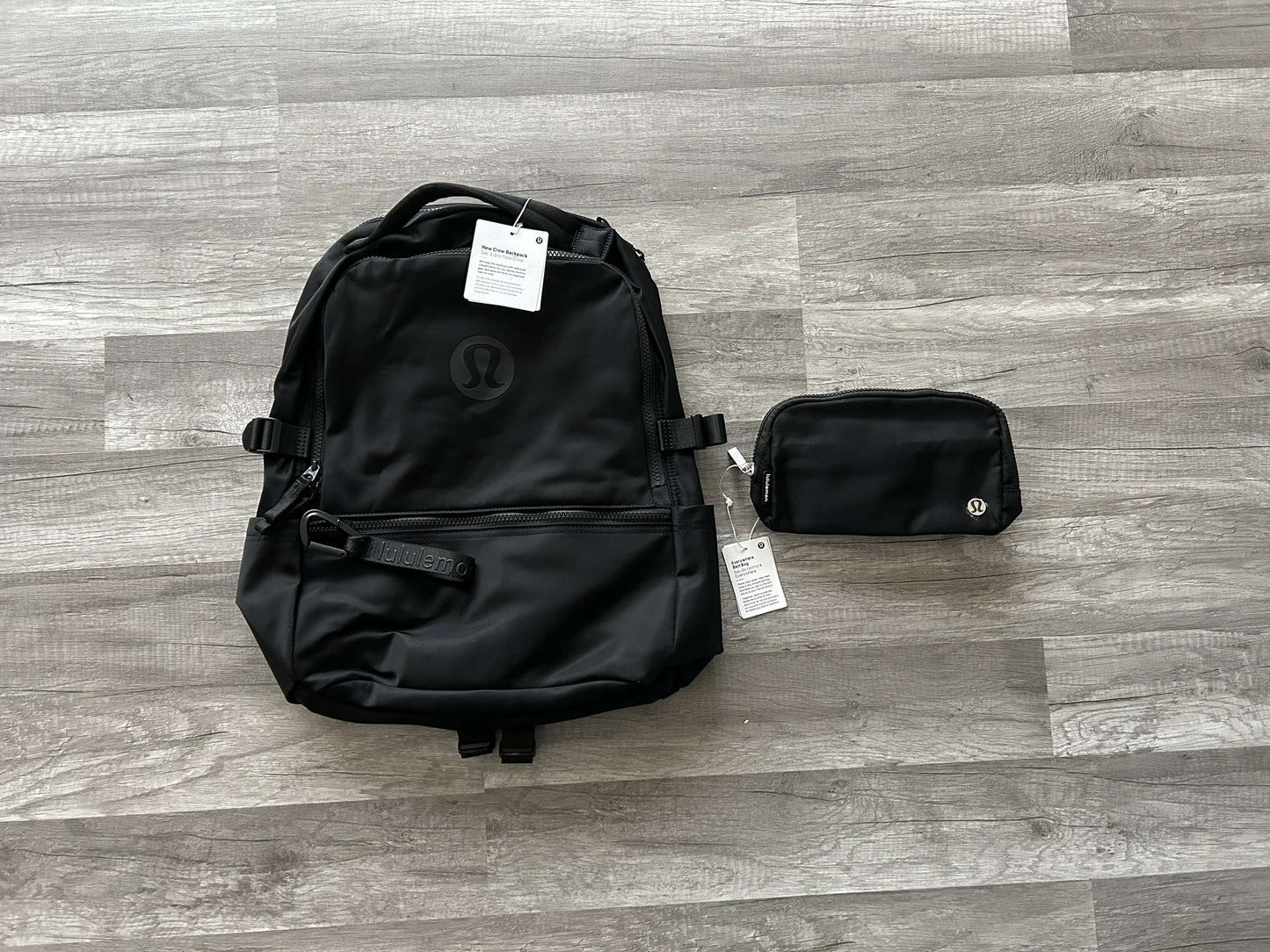 Lululemon Bundle New Crew Backpack and Everywhere Belt Bag New With Tags