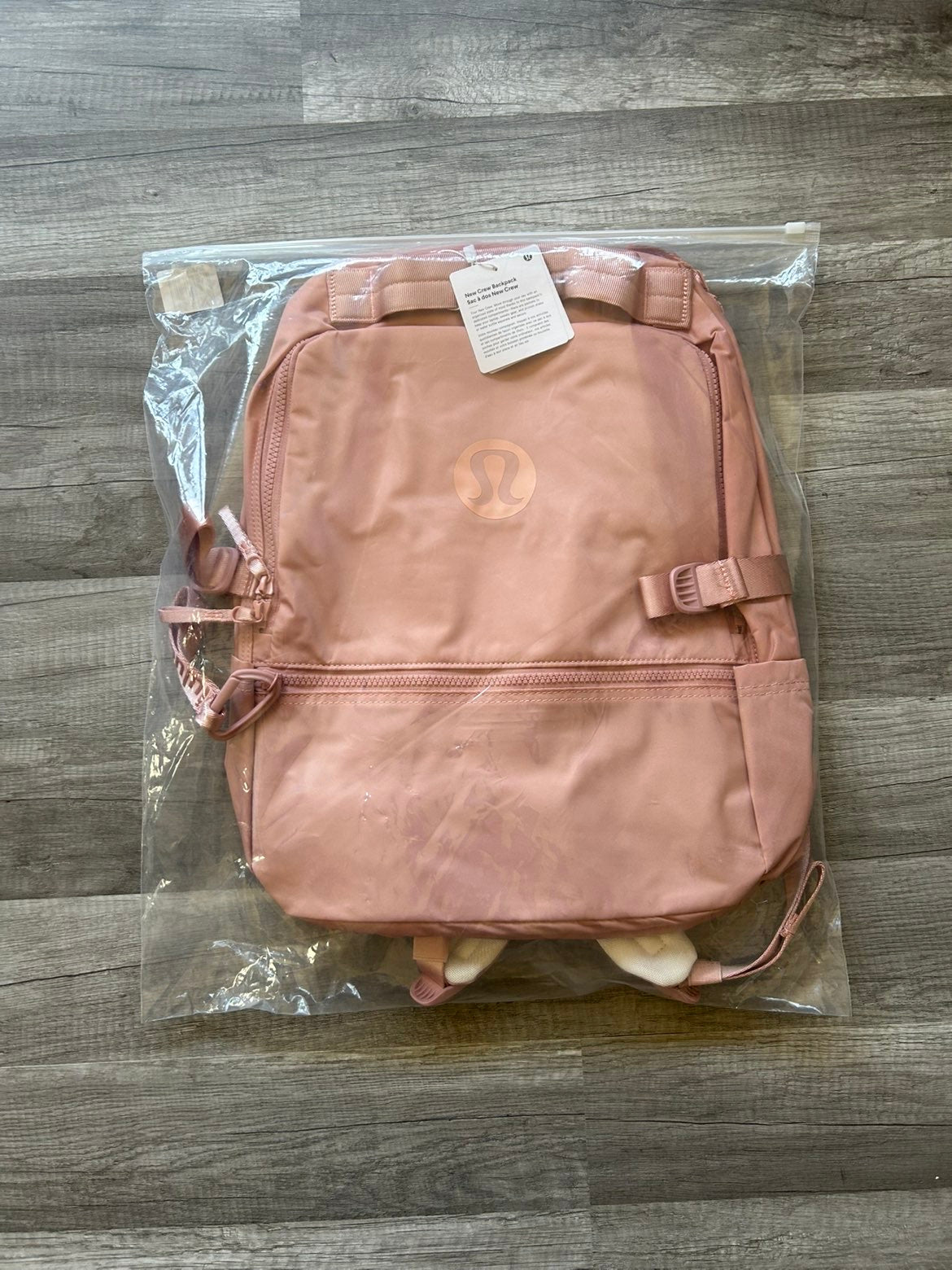 Lululemon Backpack New Crew Pink New With Tags 22L