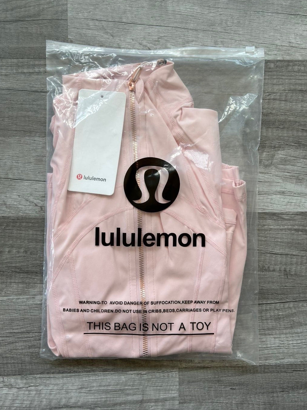 Lululemon Define Jacket Nulu Pink Zipper Size 6 Small New With Tags