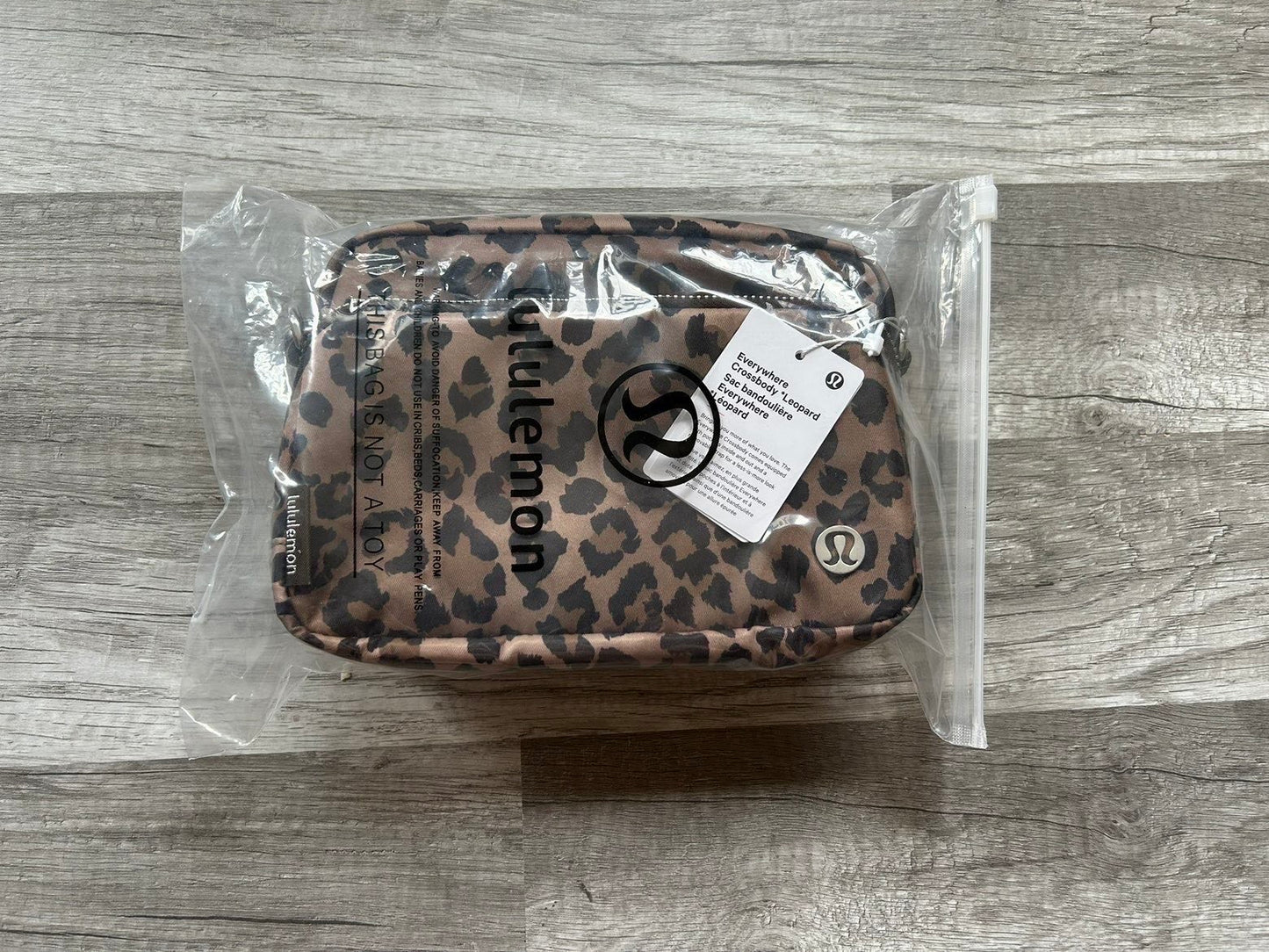 Lululemon Everywhere Crossbody Bag Leopard Print 2L New With Tags