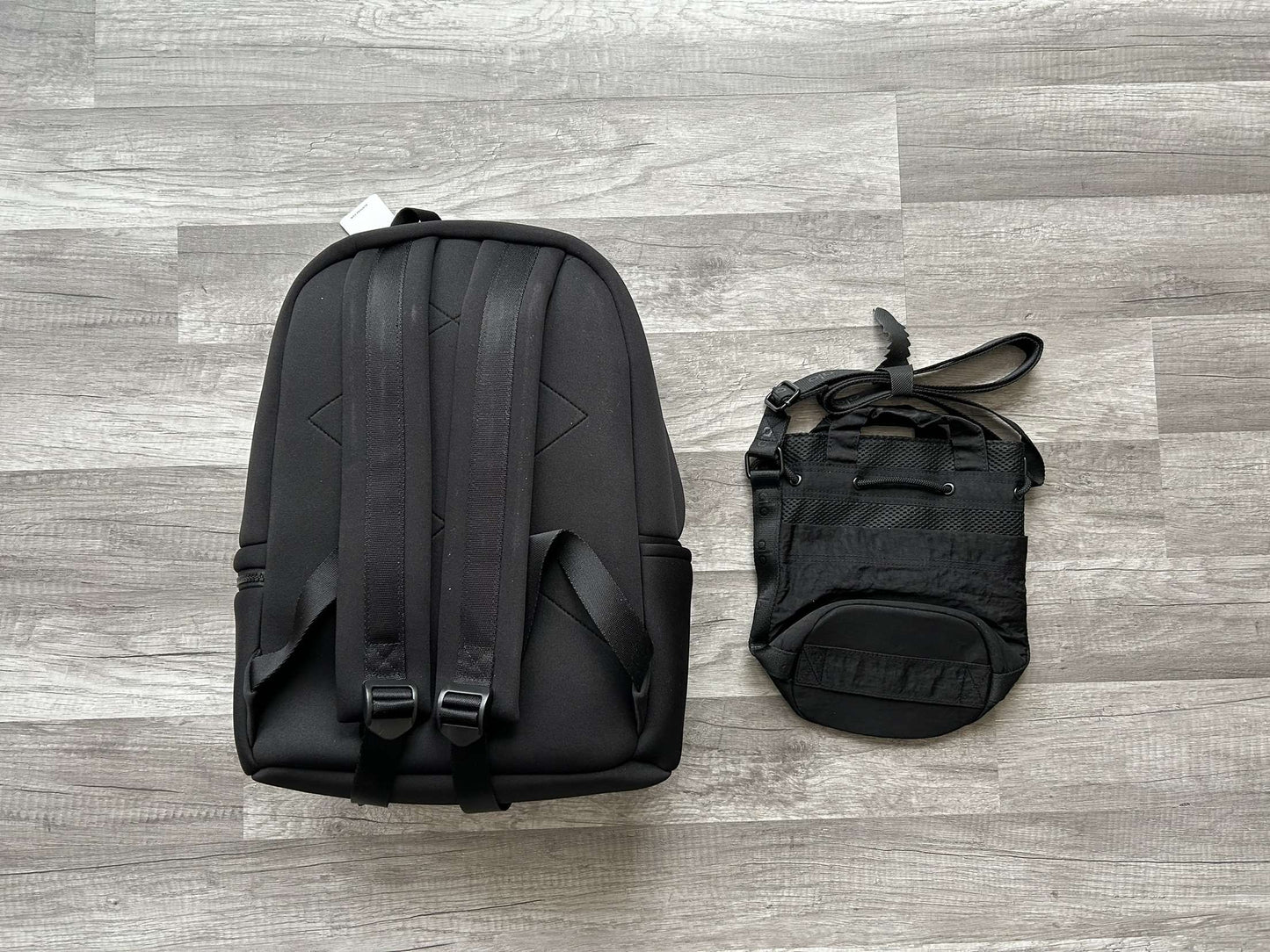 Alo Yoga Bundle Stow Backpack Crossbody Bucket Bag New With Tags