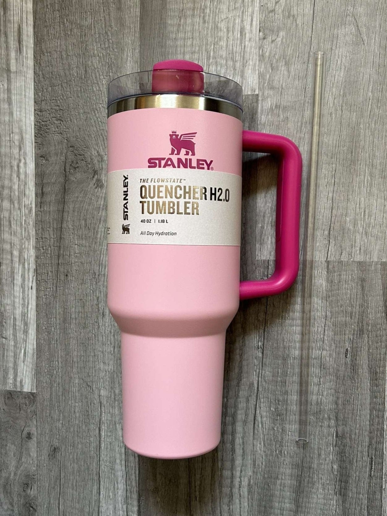Stanley Tumbler 40oz Quencher H2.0 Flowstate Pink Stanley Cup