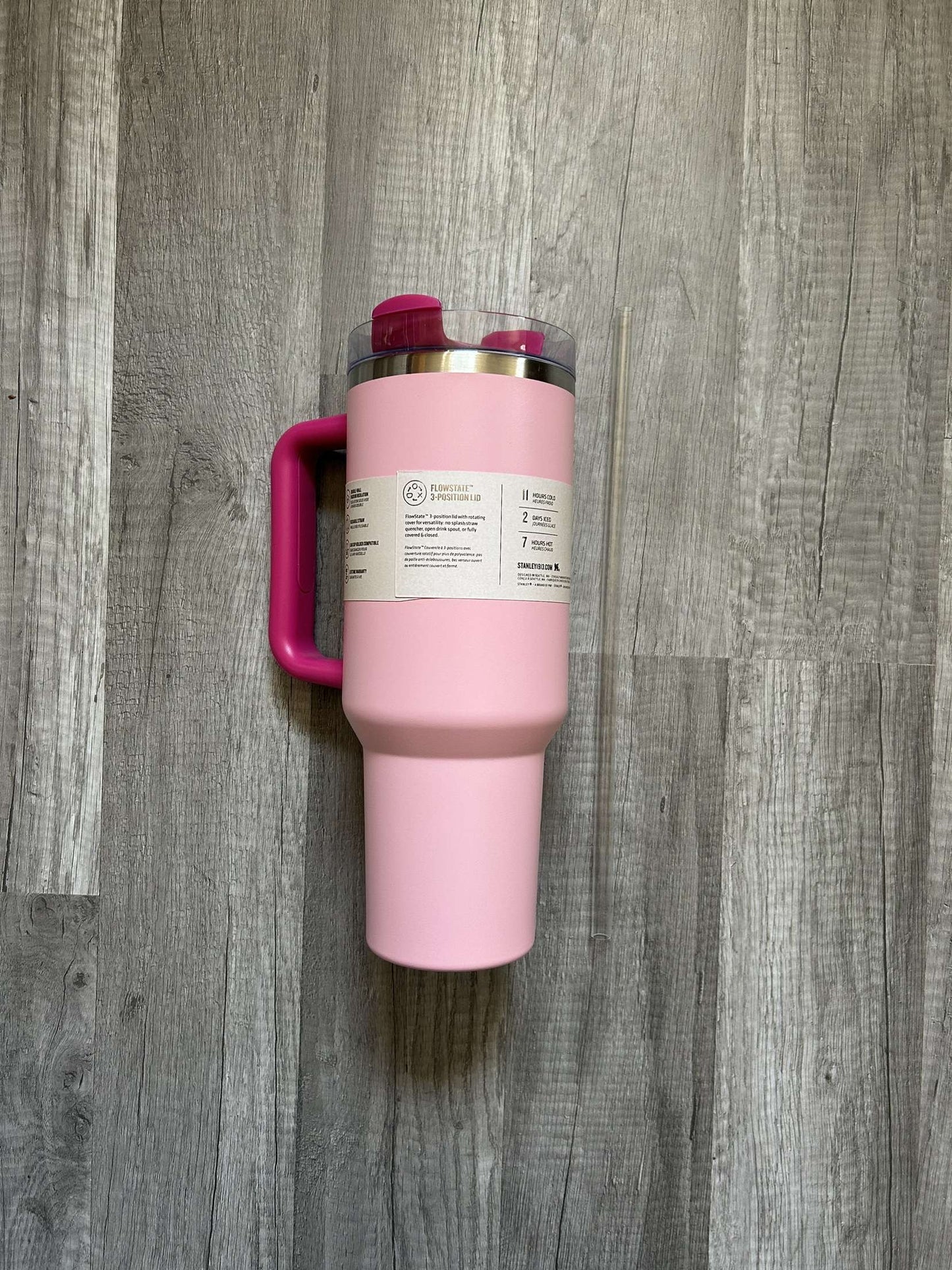 Stanley Tumbler 40oz Quencher H2.0 Flowstate Pink Stanley Cup