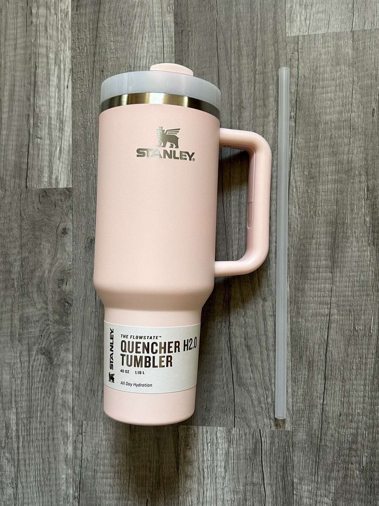 Stanley Tumbler 40oz Quencher H2.0 Flowstate Bloom Pink Stanley Cup