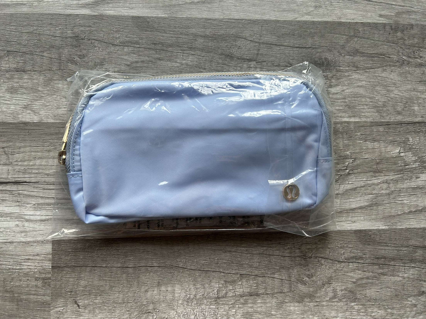 Lululemon Everywhere Belt Bag Blue and Gold Wordmark New With Tags 1L