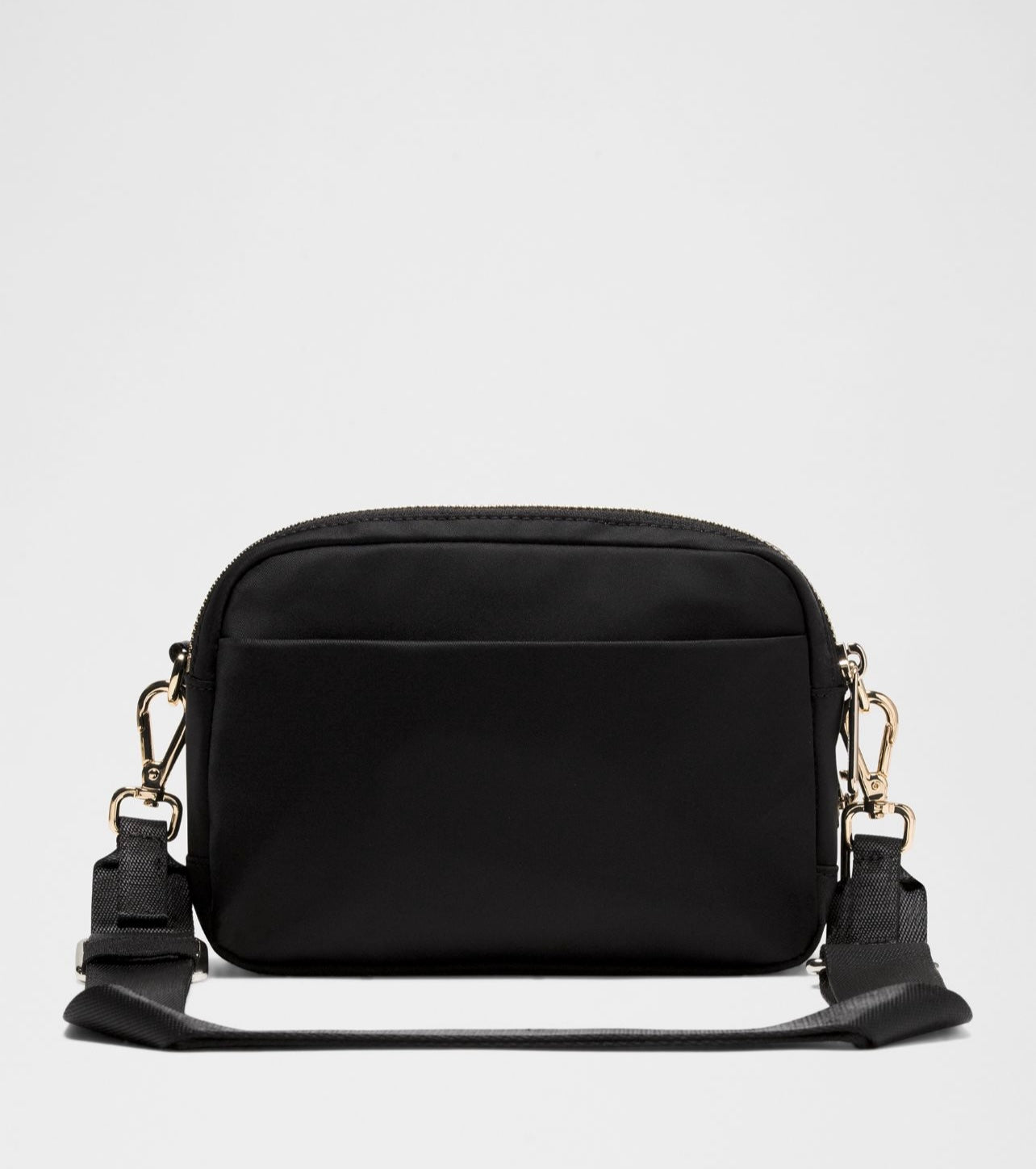 Lululemon Everywhere Crossbody Bag Black and Gold Hardware New With Tags 2L