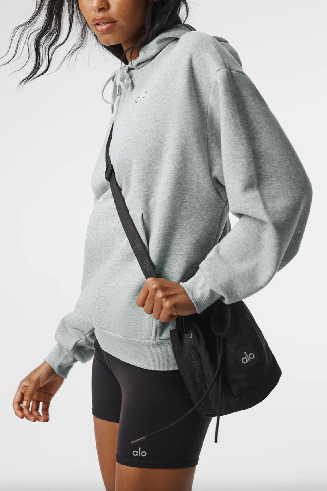 Alo Yoga Crossbody Bucket Bag Black New With Tags