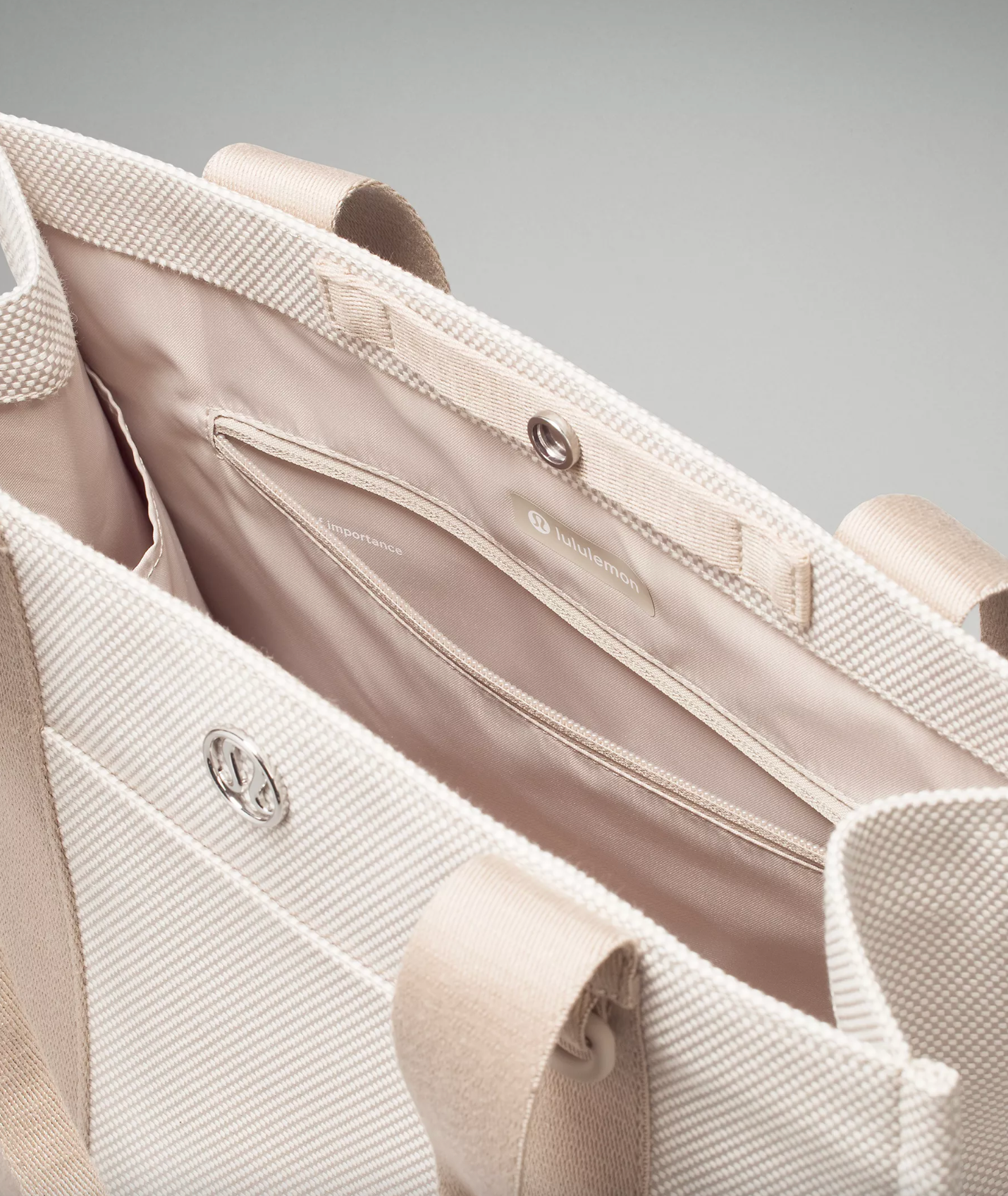Lululemon Two Tone Canvas Tote Bag New With Tags 10L