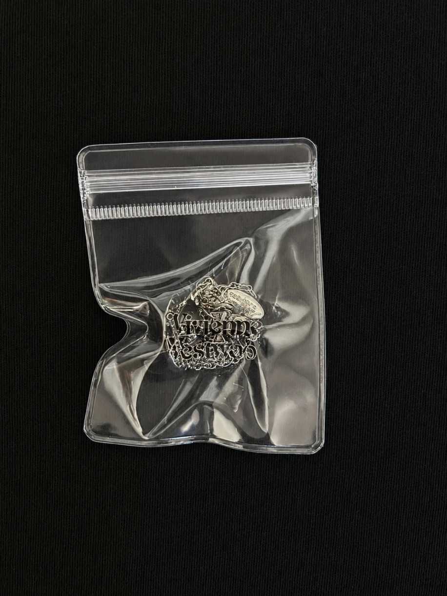 Vivienne Westwood Small Orb Necklace Pendant Black Brand New