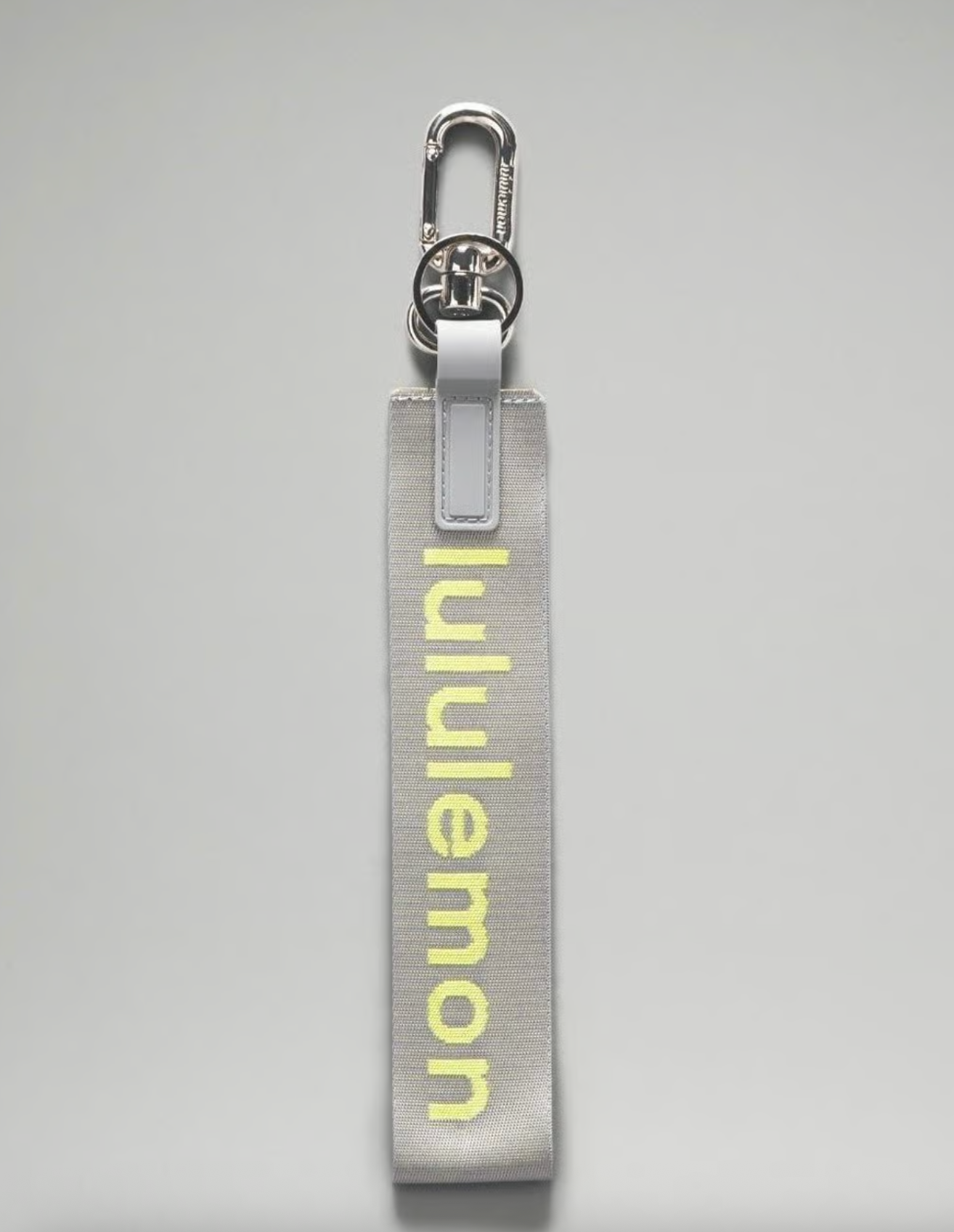 Lululemon Never Lost Keychain Grey Green New With Tags