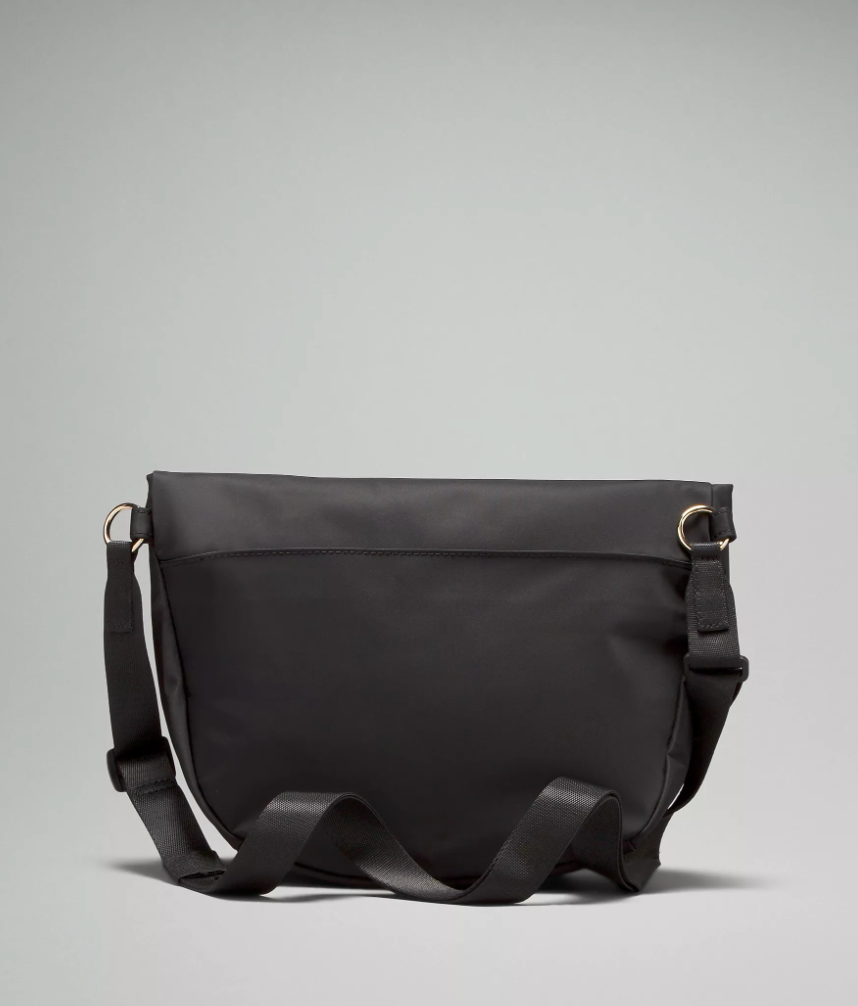 Lululemon All Night Festival Bag Black and Gold Hardware New With Tags 5L