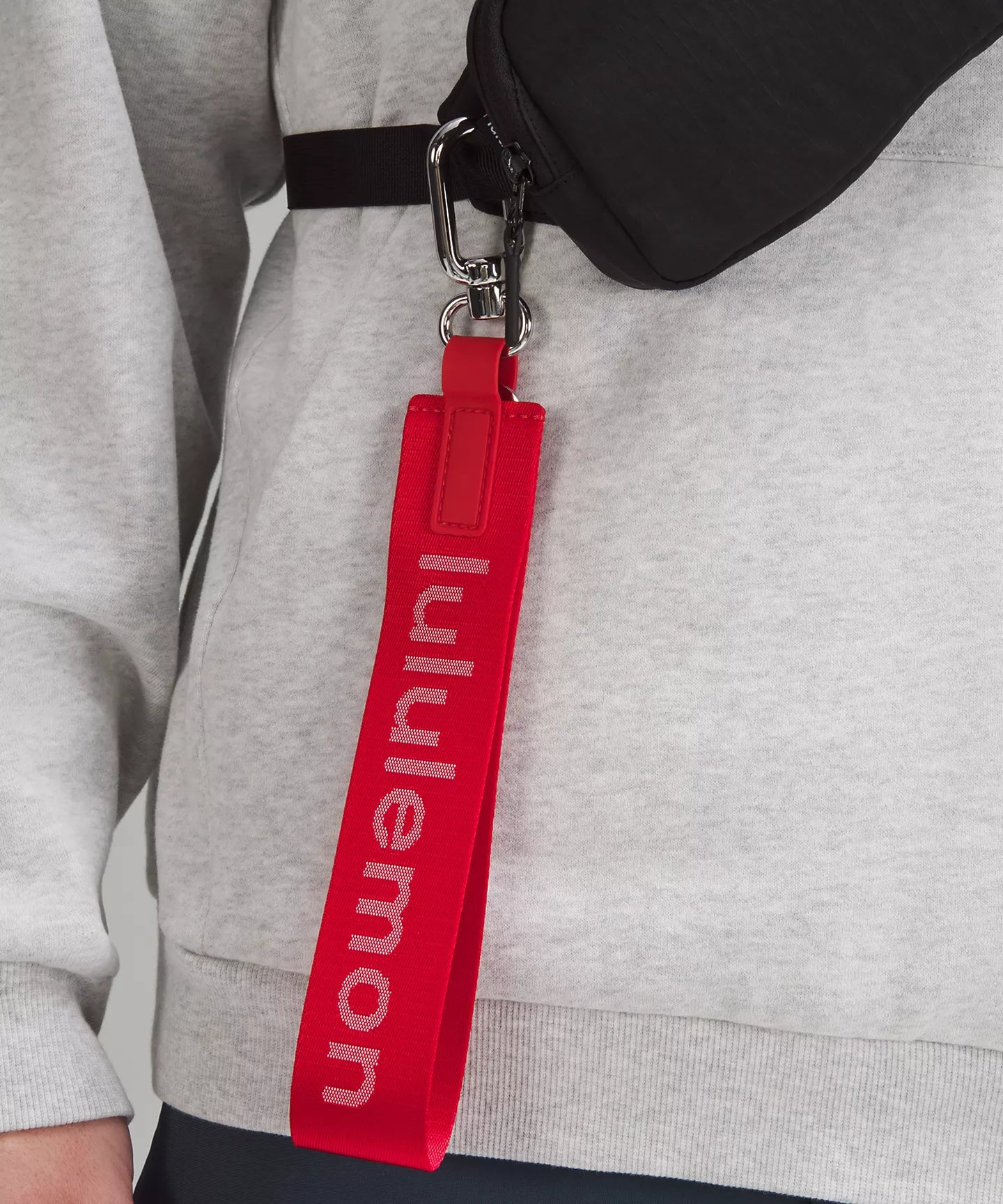 Lululemon Never Lost Keychain Red White New With Tags