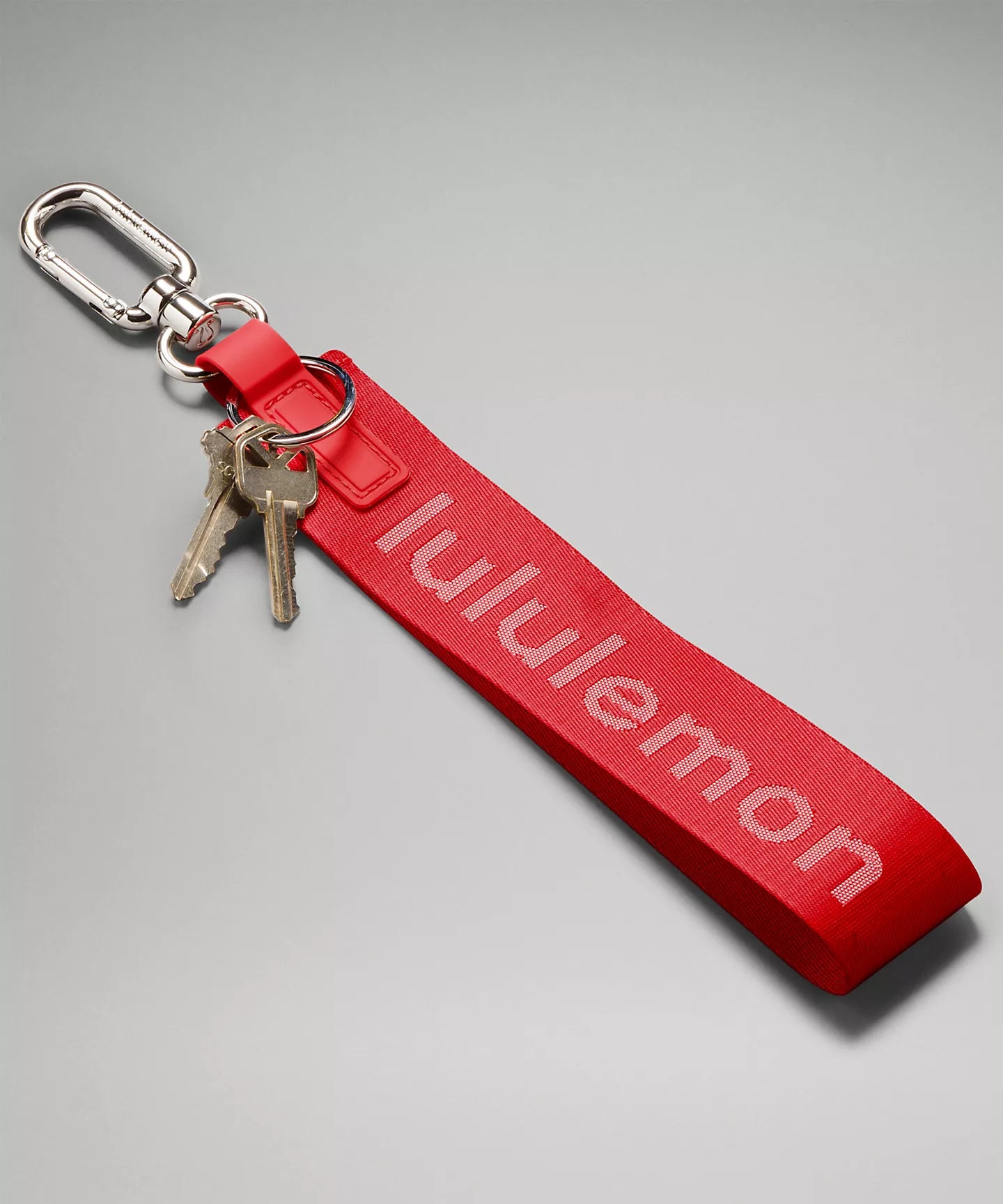 Lululemon Never Lost Keychain Red White New With Tags