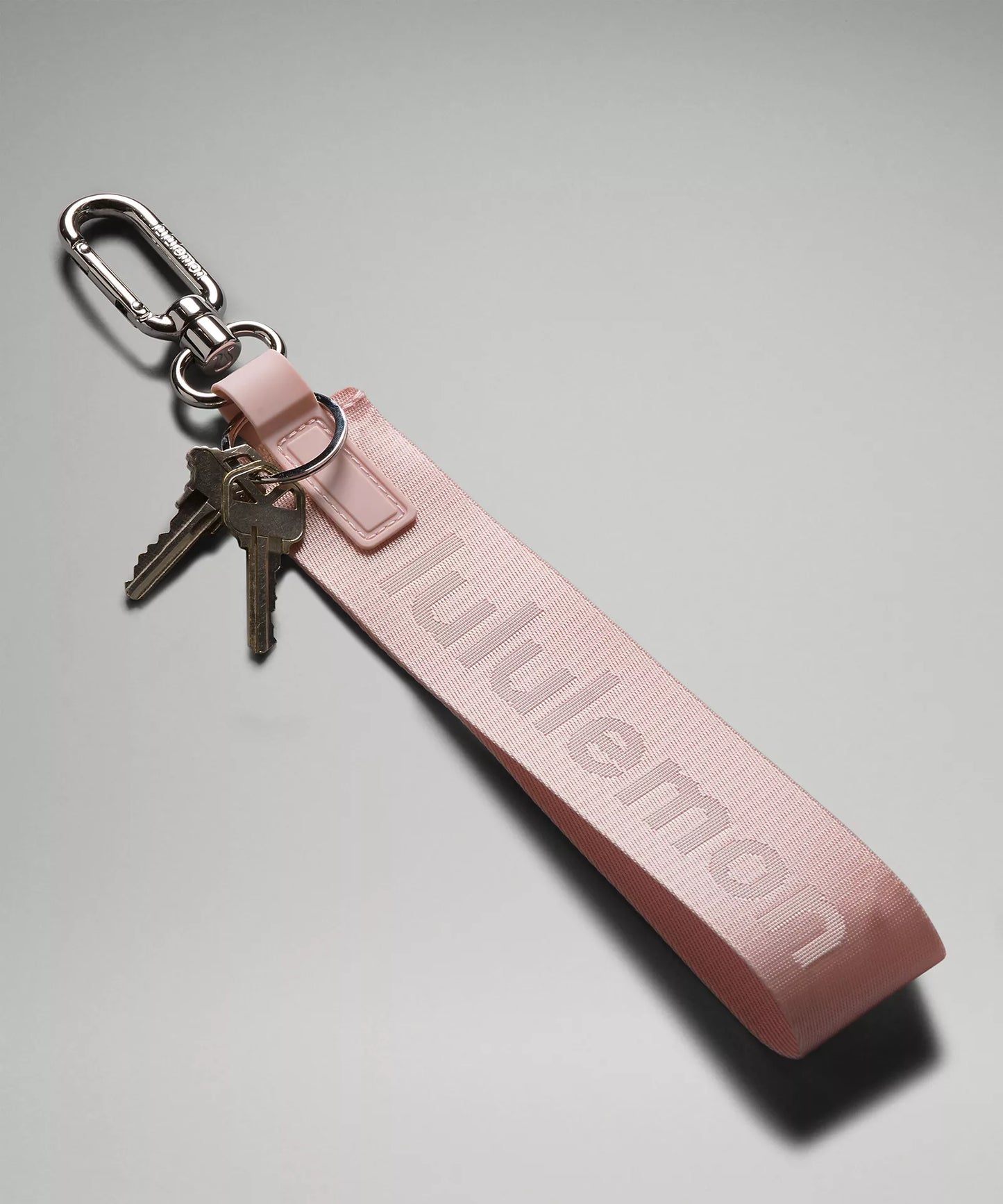 Lululemon Never Lost Keychain Pink White New With Tags