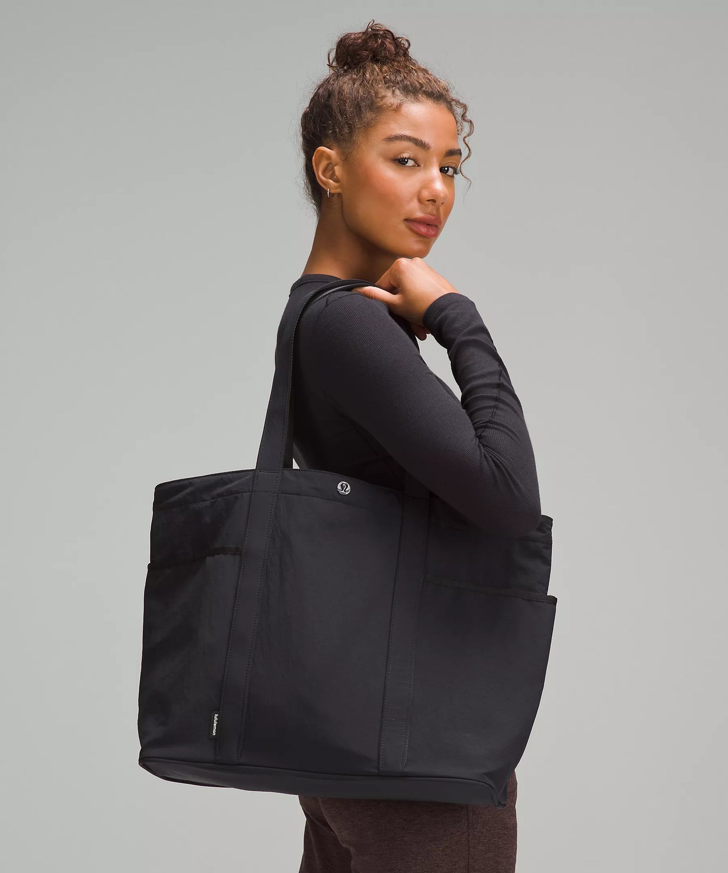 Lululemon Daily Multi Pocket Tote Bag 20L Black New With Tags