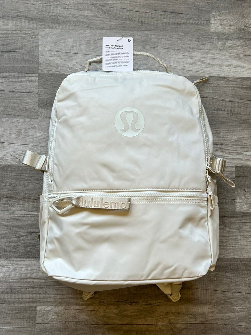 Lululemon Backpack New Crew White New With Tags 22L