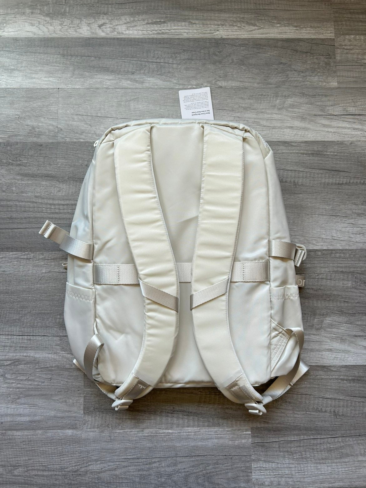 Lululemon Backpack New Crew White New With Tags 22L
