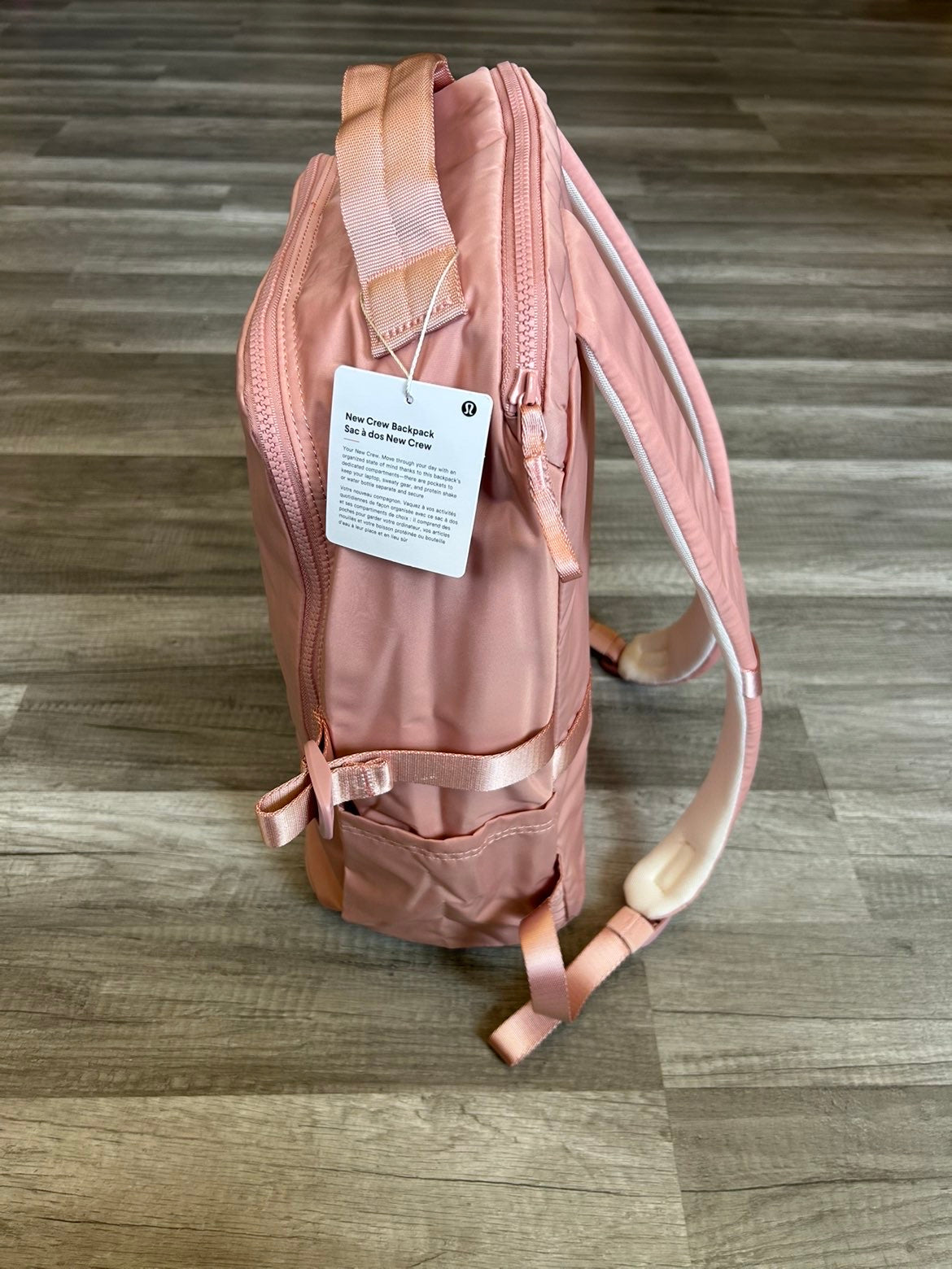 Lululemon Backpack New Crew Pink New With Tags 22L