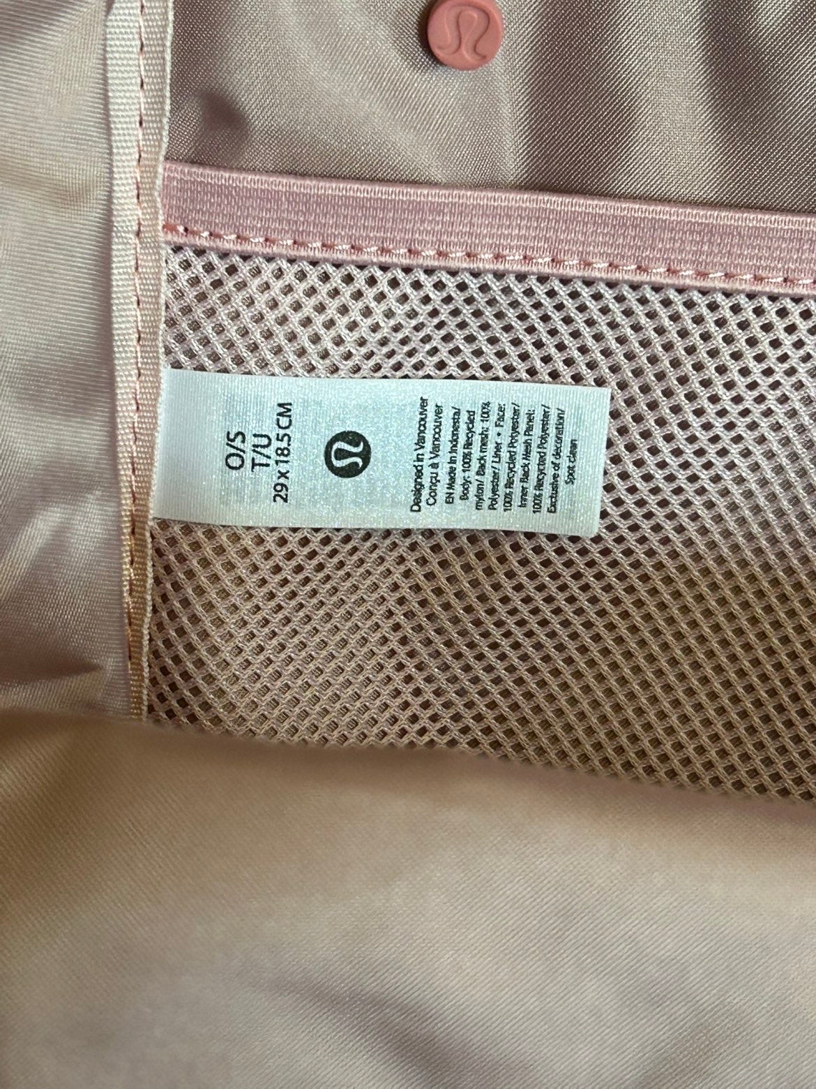 Lululemon Backpack New Crew Pink New With Tags 22L