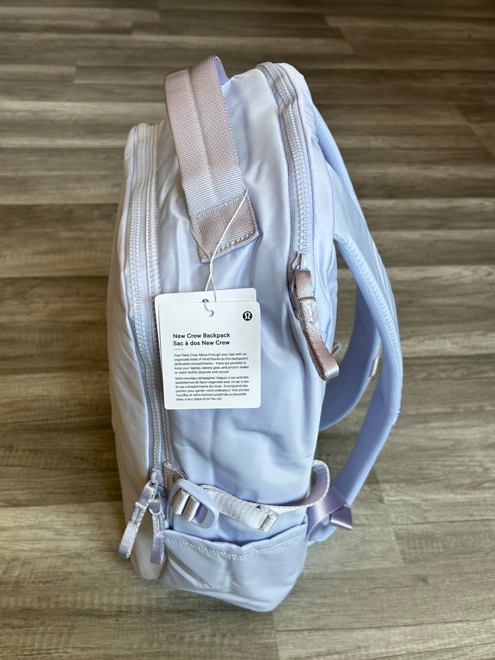Lululemon Backpack New Crew Serene Blue New With Tags 22L
