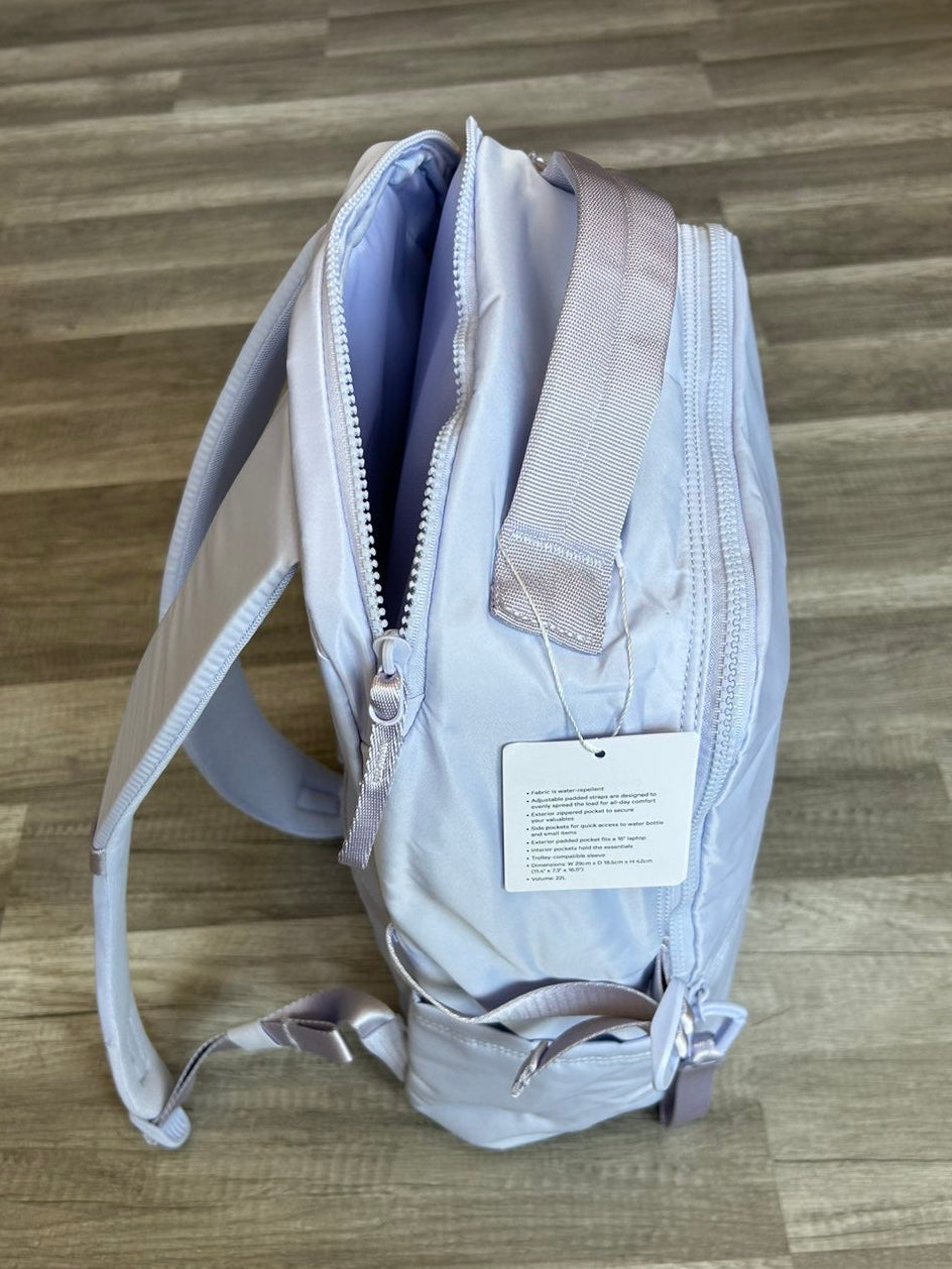 Lululemon Backpack New Crew Serene Blue New With Tags 22L