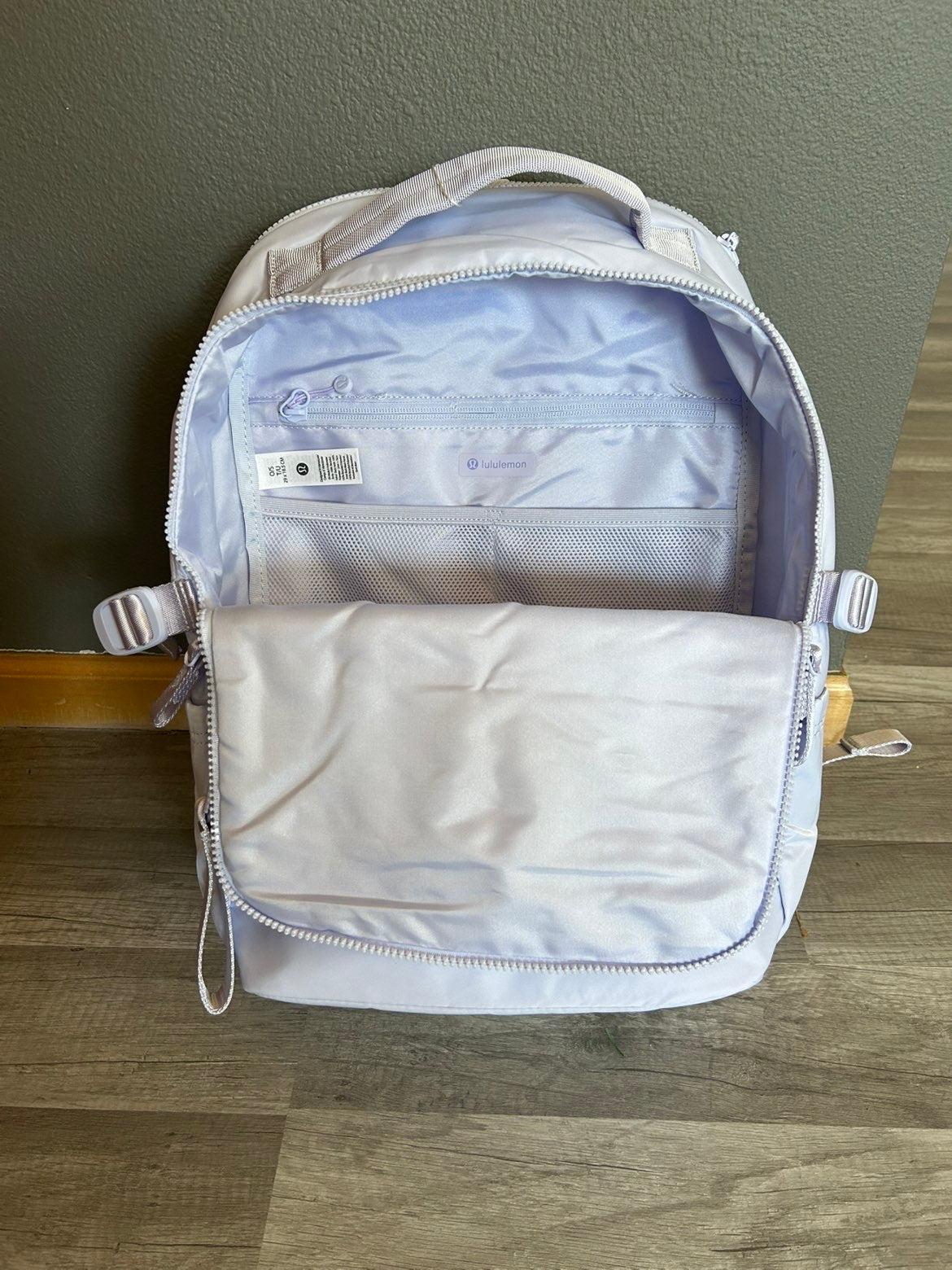 Lululemon Backpack New Crew Serene Blue New With Tags 22L