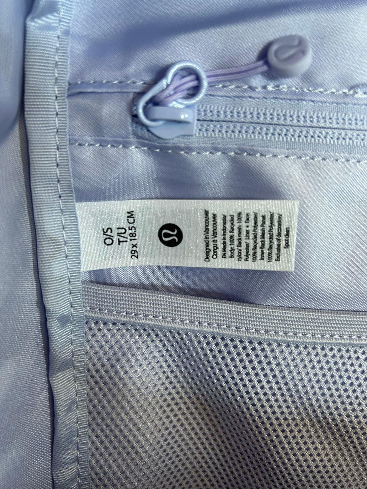 Lululemon Backpack New Crew Serene Blue New With Tags 22L