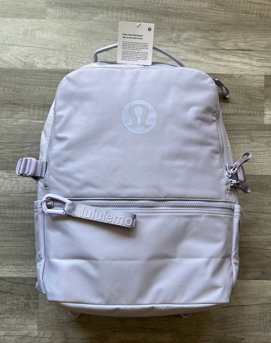 Lululemon Backpack New Crew Purple Lavender Frost New With Tags 22L