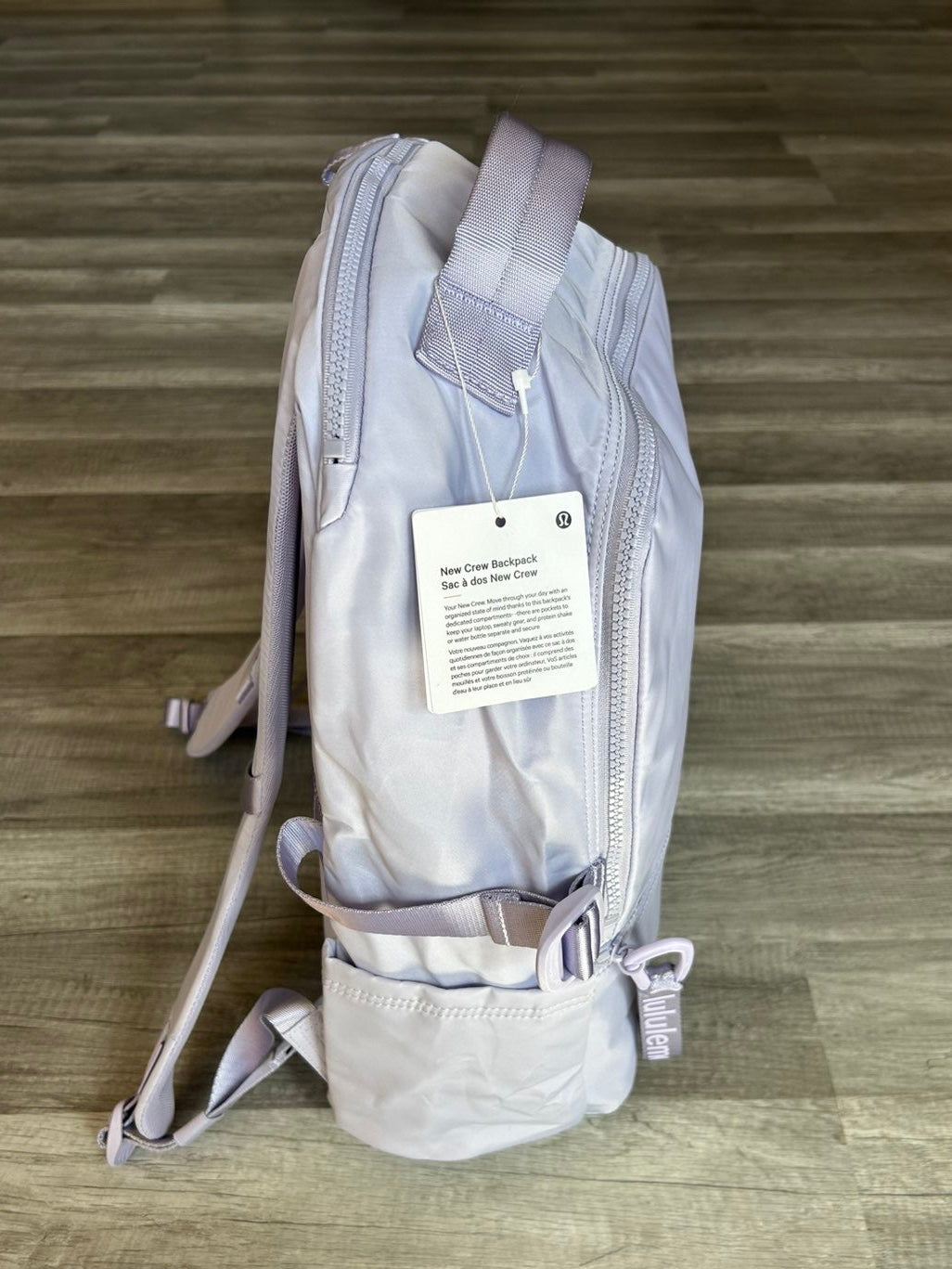 Lululemon Backpack New Crew Purple Lavender Frost New With Tags 22L