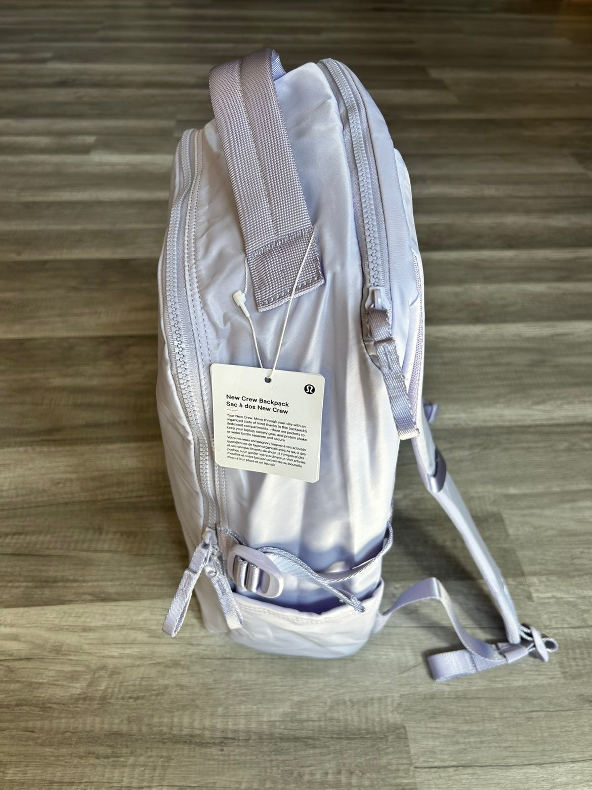 Lululemon Backpack New Crew Purple Lavender Frost New With Tags 22L