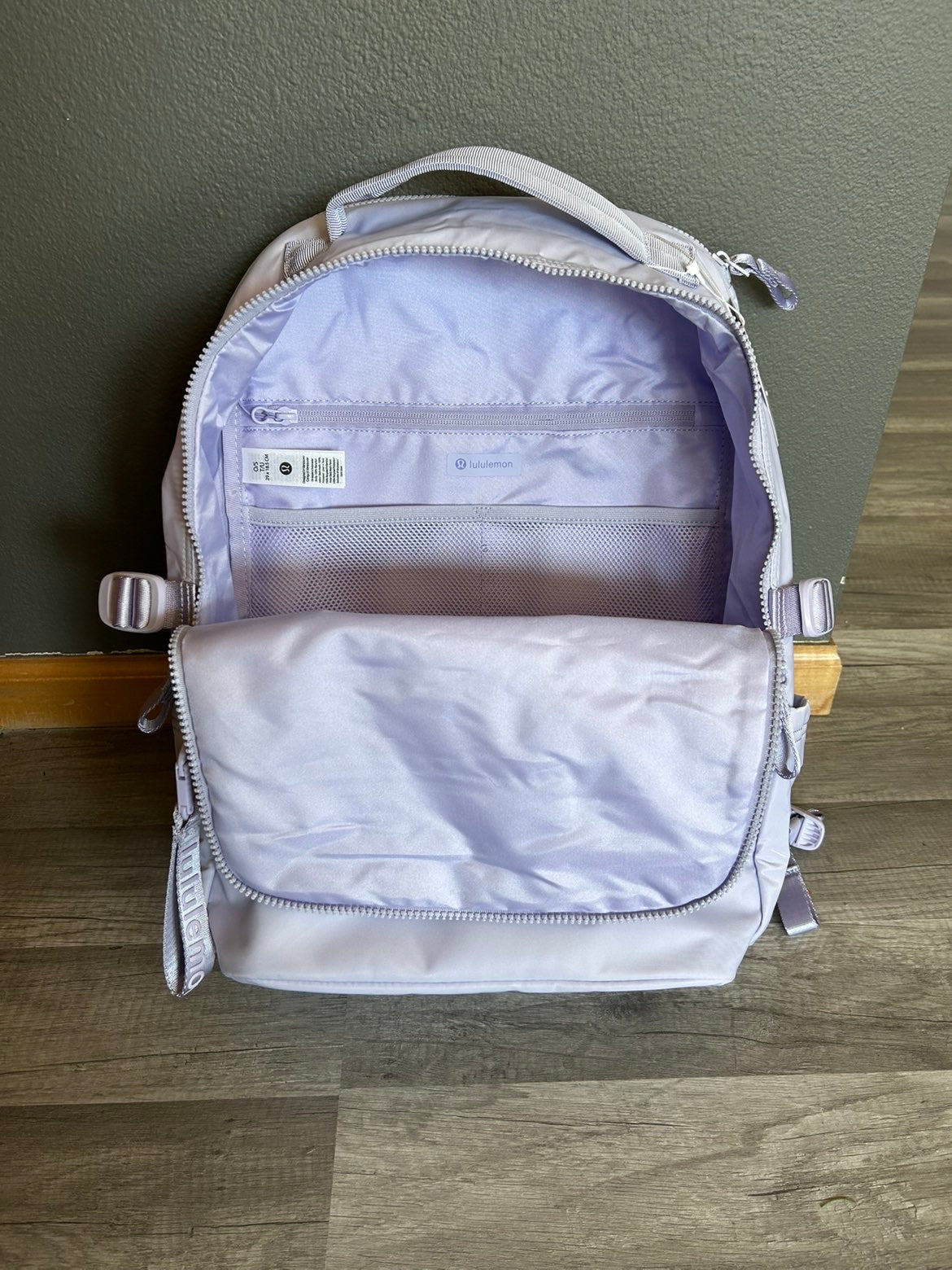 Lululemon Backpack New Crew Purple Lavender Frost New With Tags 22L