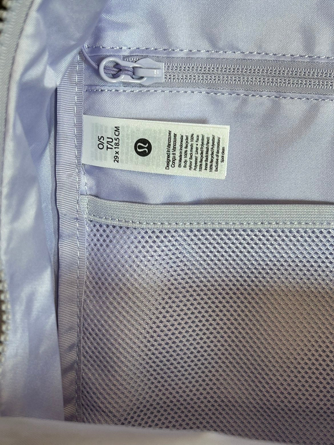 Lululemon Backpack New Crew Purple Lavender Frost New With Tags 22L