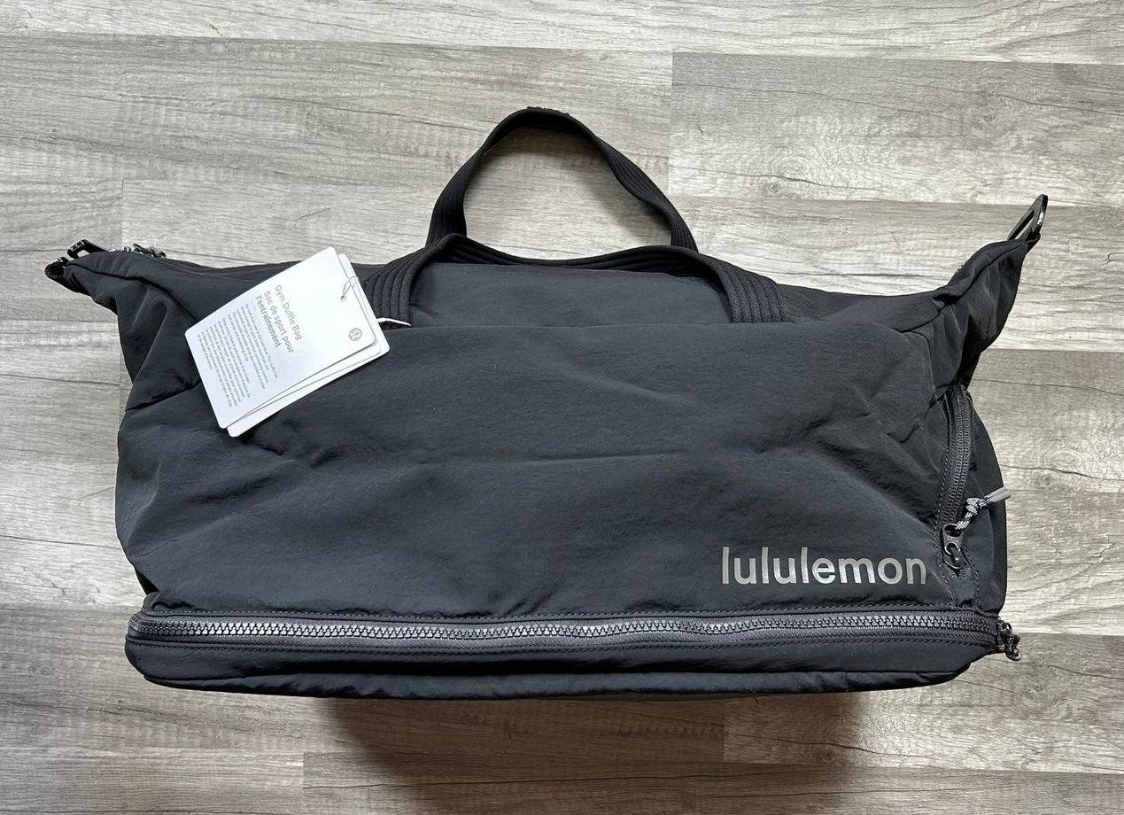 Lululemon 3-in-1 Gym Duffle Bag Black New With Tags 30L