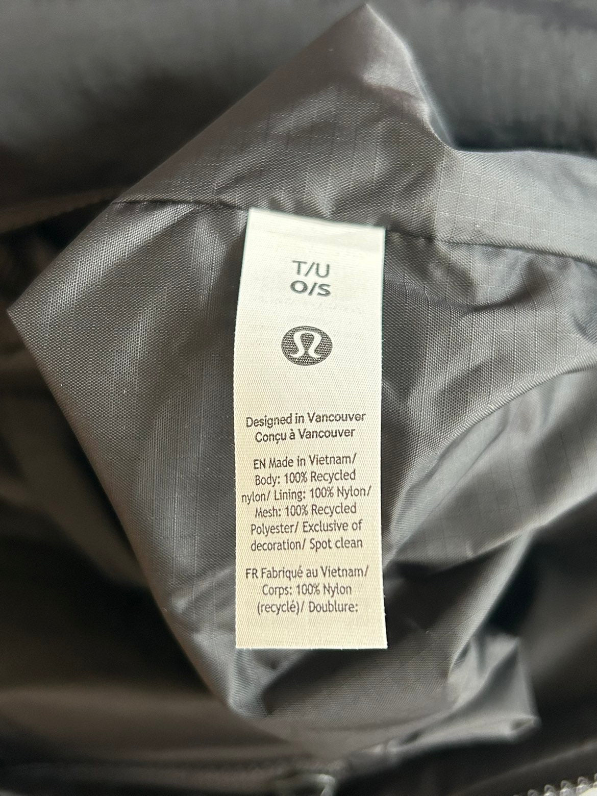 Lululemon 3-in-1 Gym Duffle Bag Black New With Tags 30L