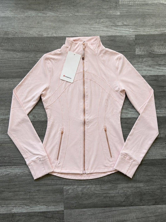 Lululemon Define Jacket Nulu Pink Zipper Size 6 Small New With Tags