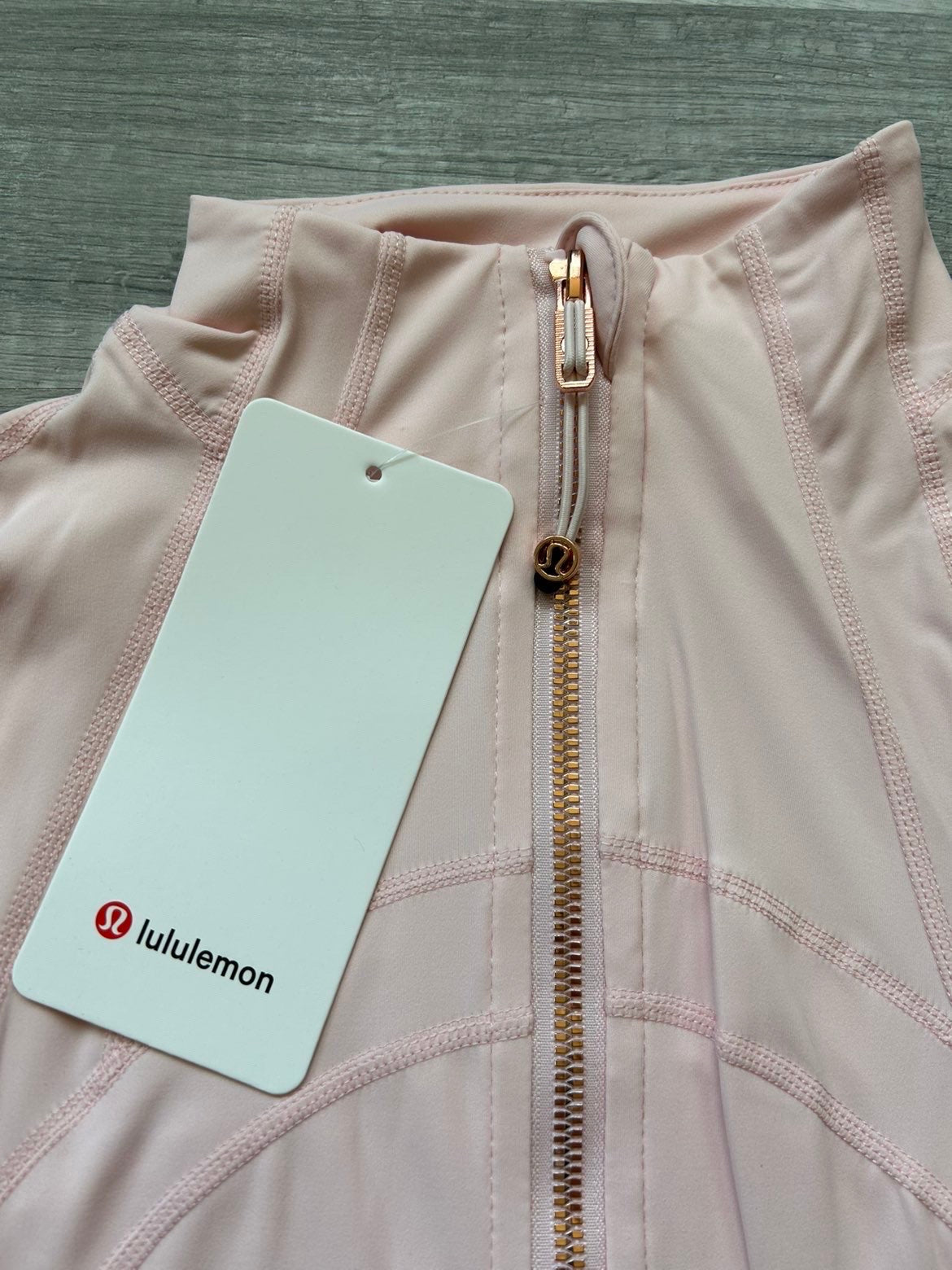 Lululemon Define Jacket Nulu Pink Zipper Size 6 Small New With Tags