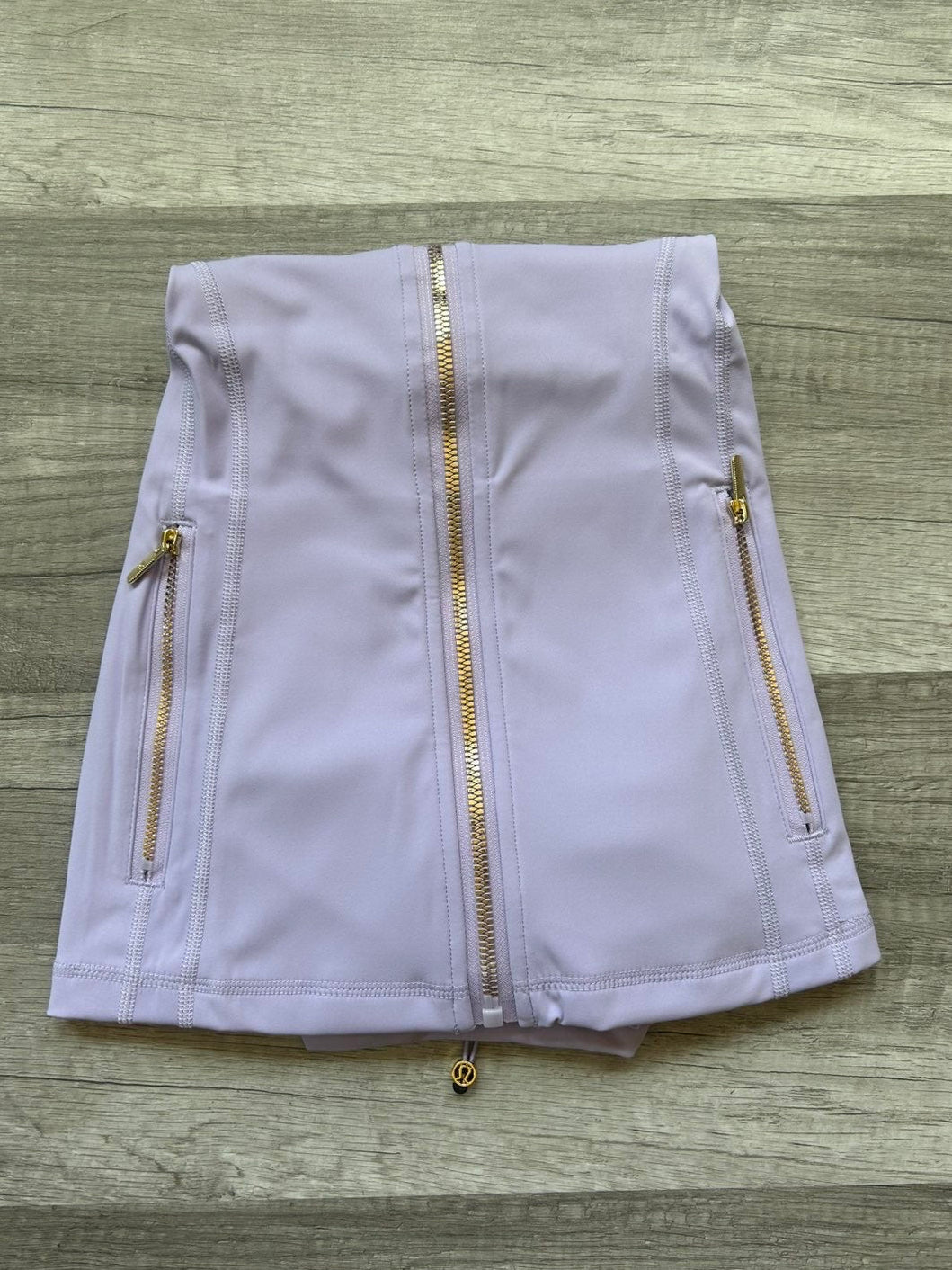 Lululemon Define Jacket Nulu Purple and Gold Zipper Size 6 Small New With Tags