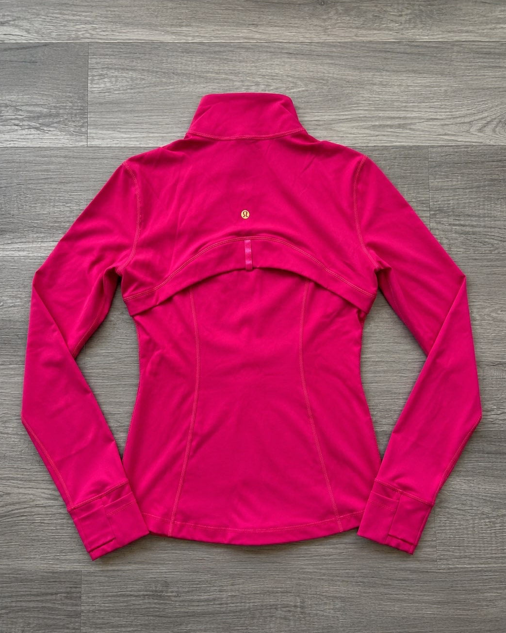 Lululemon Define Jacket Nulu Pink and Gold Zipper Size 6 Small New With Tags