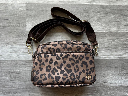 Lululemon Everywhere Crossbody Bag Leopard Print 2L New With Tags