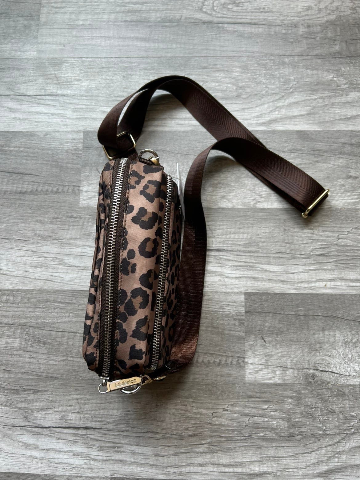 Lululemon Everywhere Crossbody Bag Leopard Print 2L New With Tags