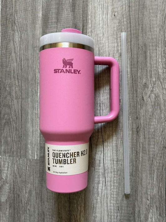Stanley Tumbler 40oz Quencher H2.0 Flowstate Pink Peony Stanley Cup