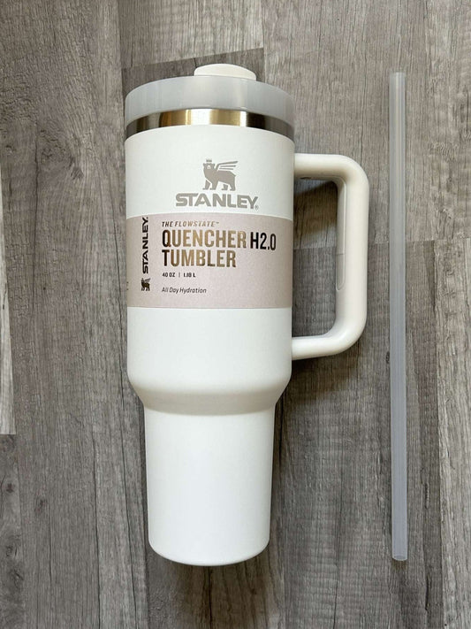 Stanley Tumbler 40oz Quencher H2.0 Flowstate Frost White Stanley Cup