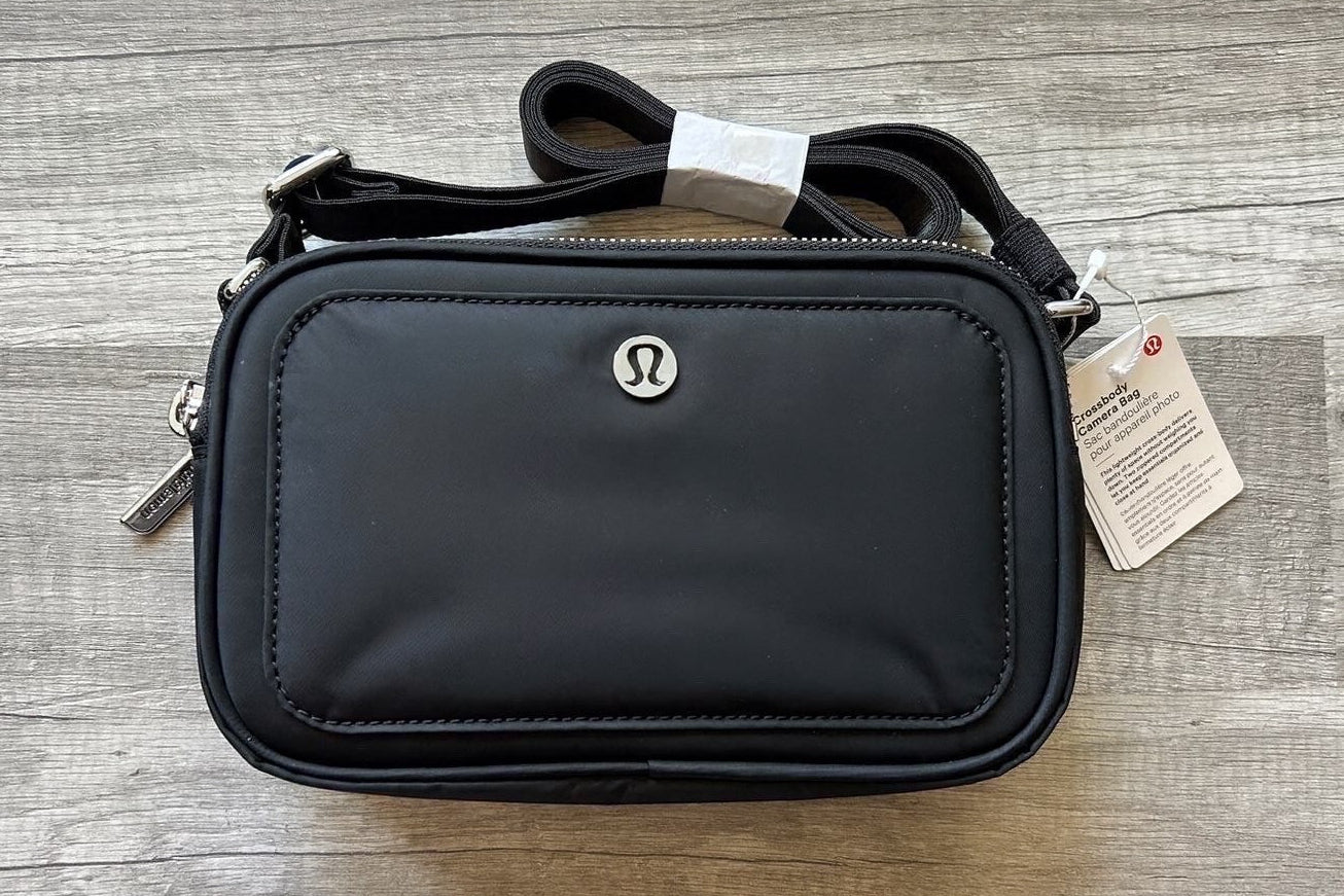 Lululemon Crossbody Camera Bag Black New With Tags 2L