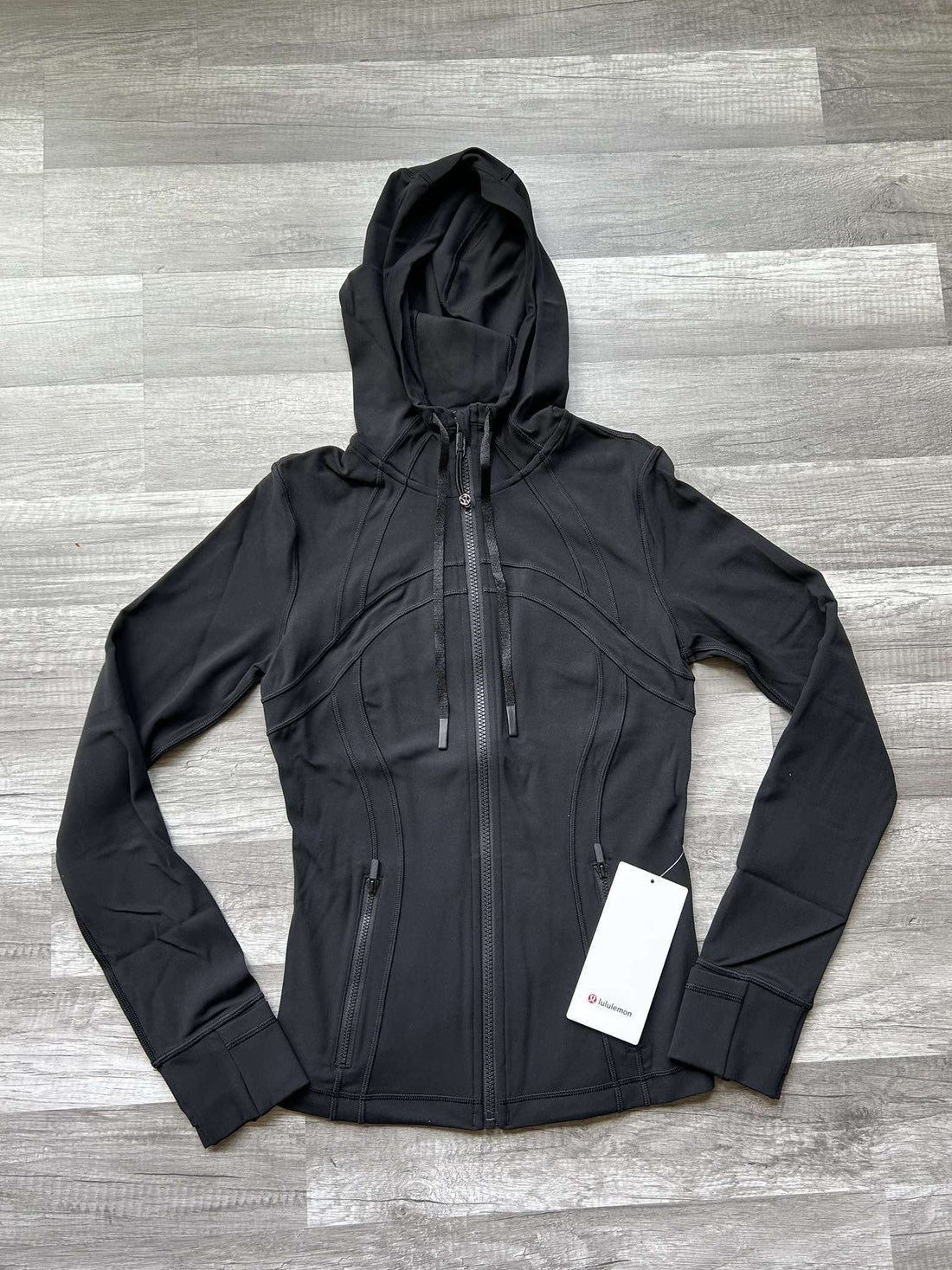 Lululemon Define Jacket Hooded Nulu Black Size 6 Small New With Tags