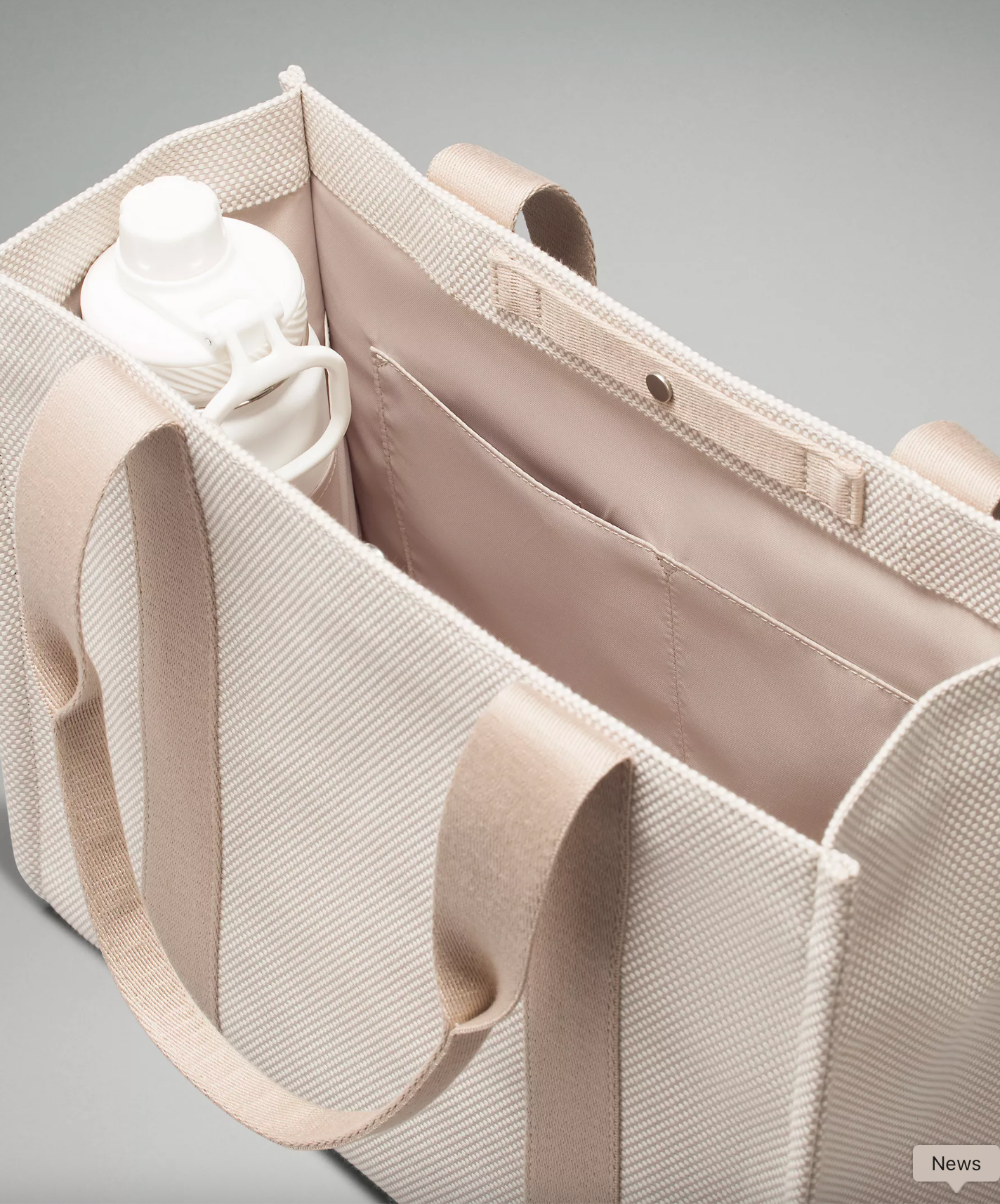 Lululemon Two Tone Canvas Tote Bag New With Tags 10L