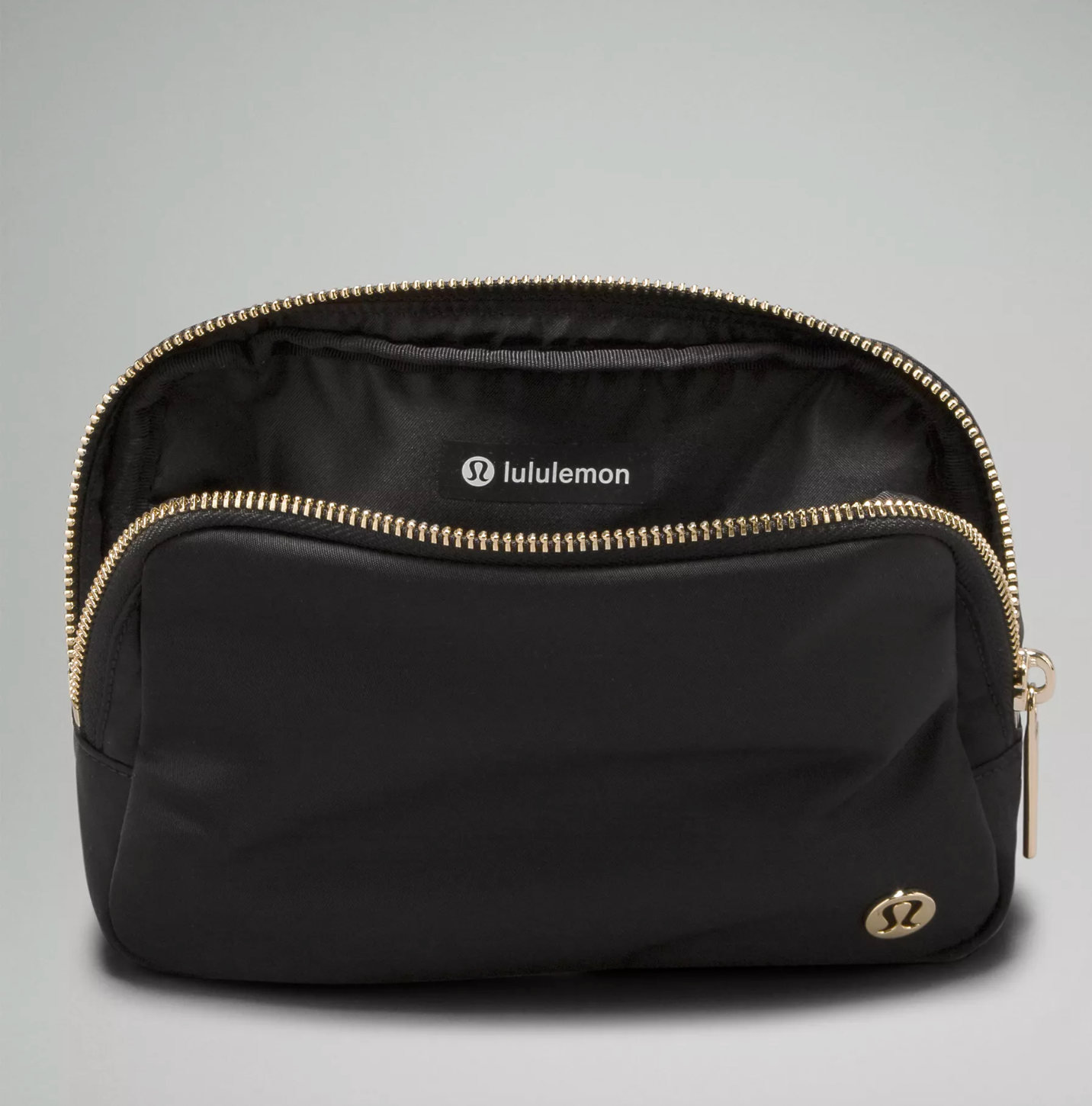 Lululemon Everywhere Belt Bag Black and Gold Hardware New With Tags 1L