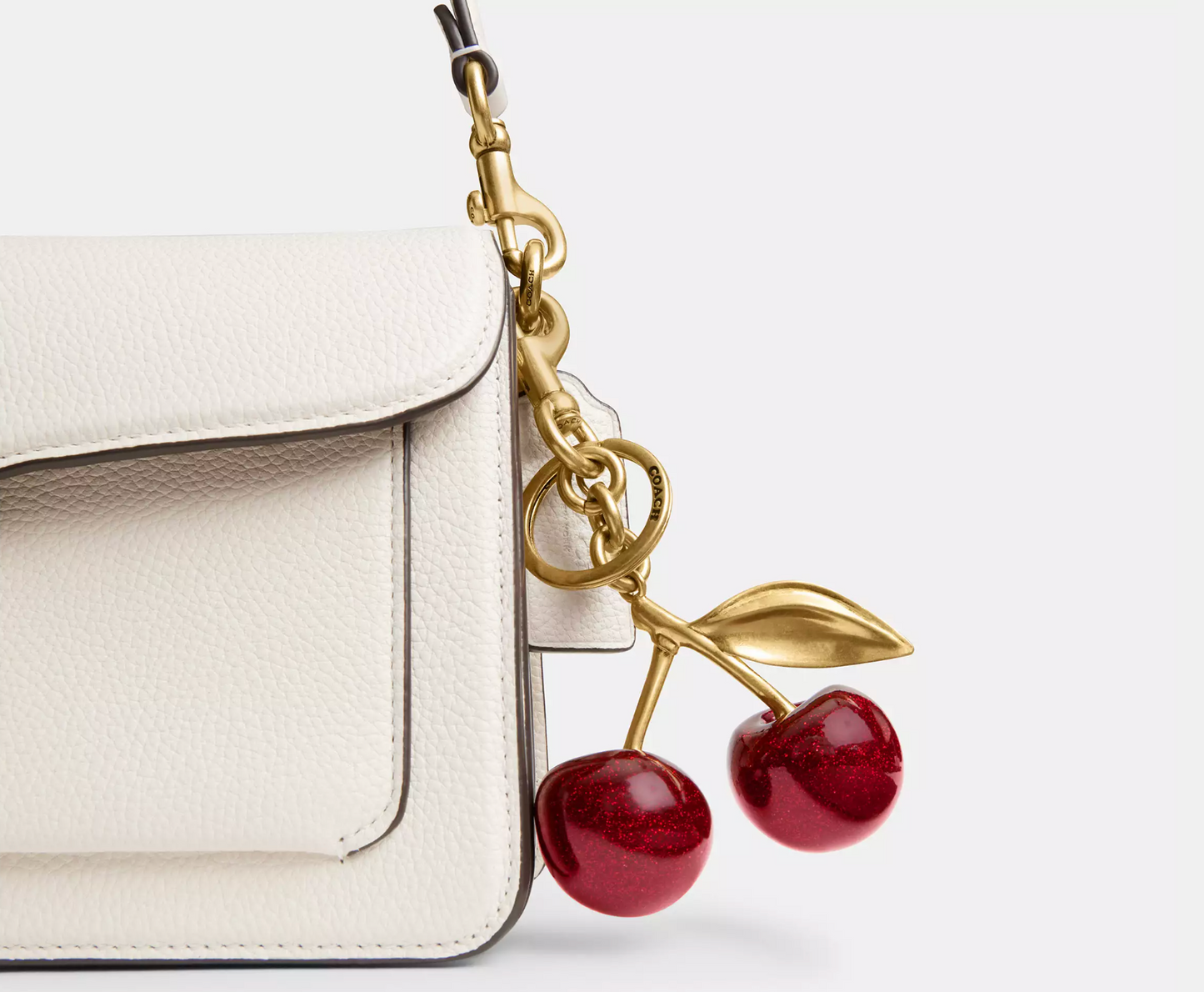 Coach Cherry Bag Charm Apple Red Brand New