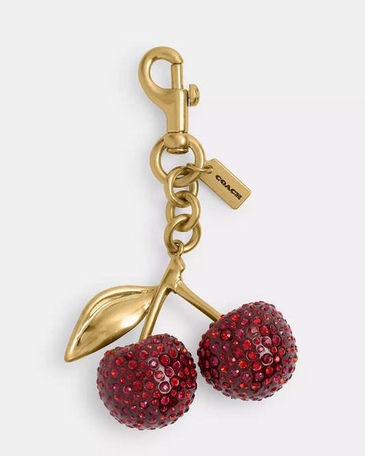 Coach Crystal Cherry Charm Bag Apple Red Brand New