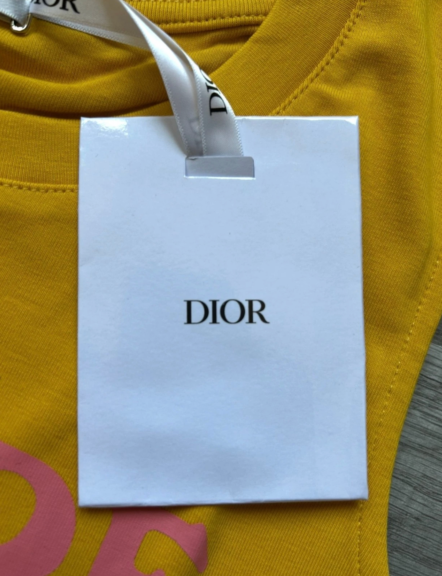 Christian Dior J’Adore Dior Tank Top Cami World Champion 1947 Yellow