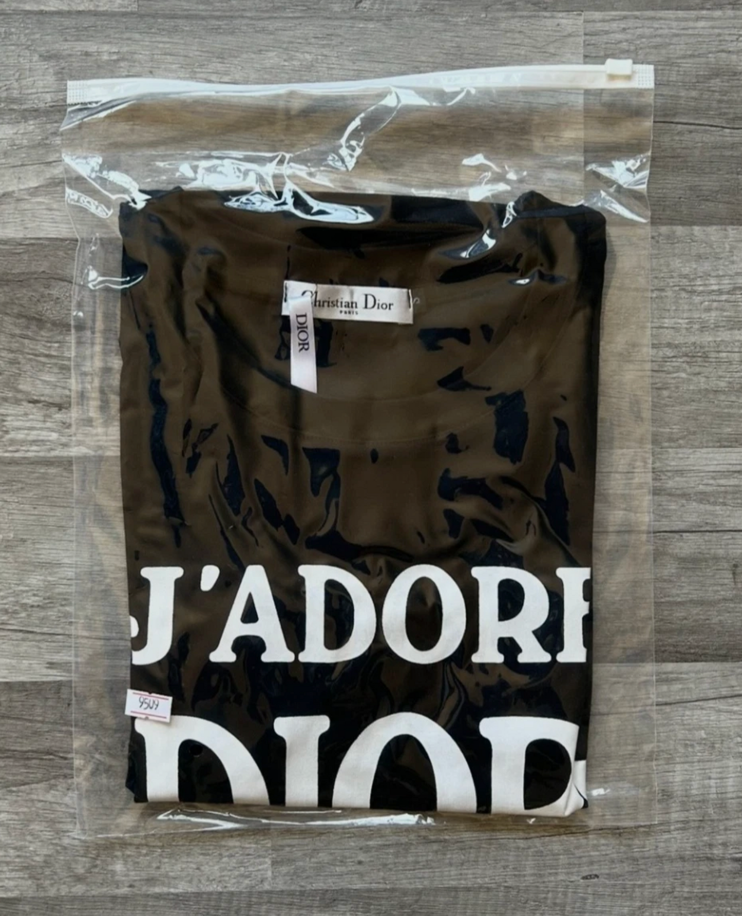 Christian Dior J’Adore Dior Tank Top Cami World Champion 1947 Black and White